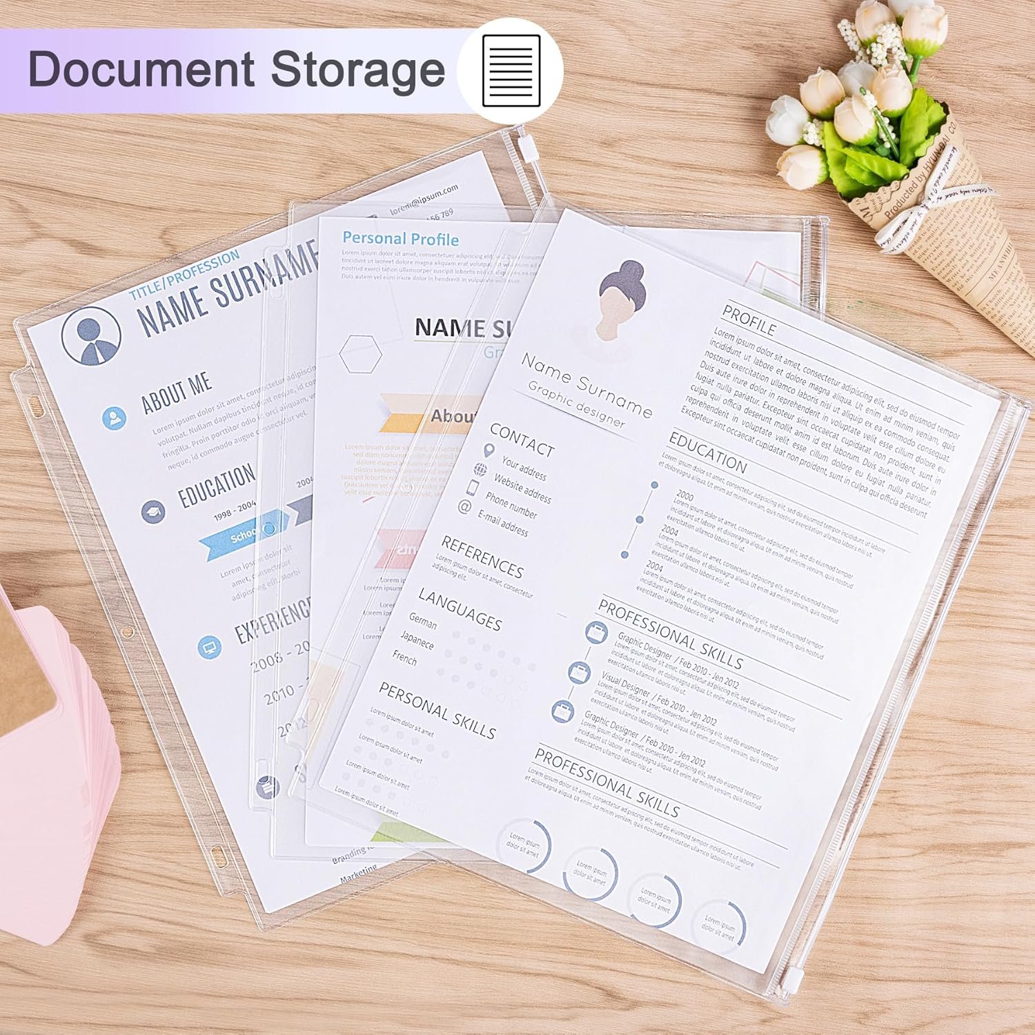 Custom Logo 8 Pack Clear Letter Size Binder Pockets 3 Ring Binder Zipper Pouch Private Label Waterproof PVC 3-Hole Loose Leaf File Bags Insert Sleeves Page Sheet Protectors Factory Business Office Supplies Custom Logo 8 Pack Clear Letter Size Binder Pockets 3 Ring Binder Zipper Pouch Private Label Waterproof PVC 3-Hole Loose Leaf File Bags Insert Sleeves Page Sheet Protectors Factory Business Office Supplies