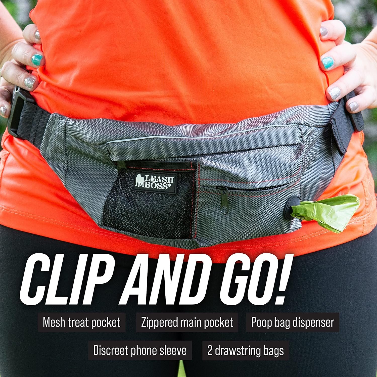 Custom Logo Dog Training Treat Pouch | Private Label Portable Pet Treat Bag Fanny Pack Waist Belt | Manufacturer Kibble Snack Container for Pets