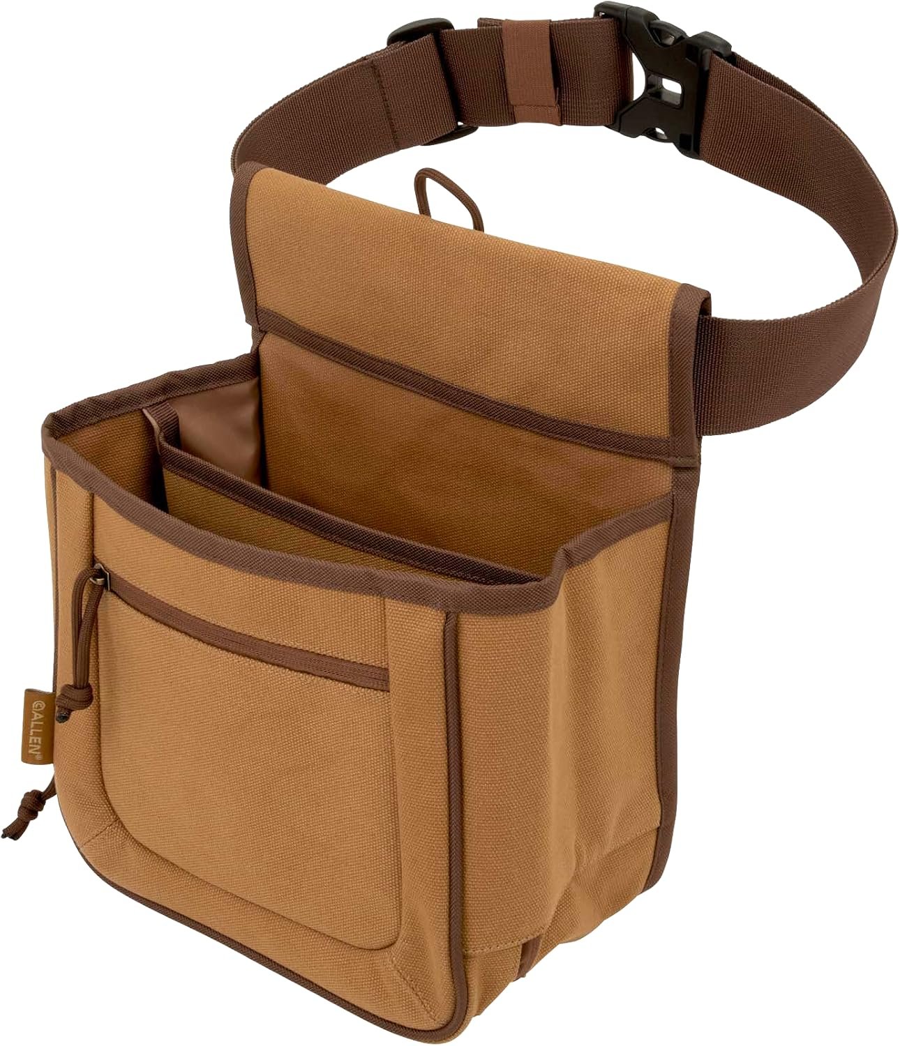 Private Label Double Compartment Shell Bag & 52" Waist Belt with Custom Logo - Manufacturer Tan