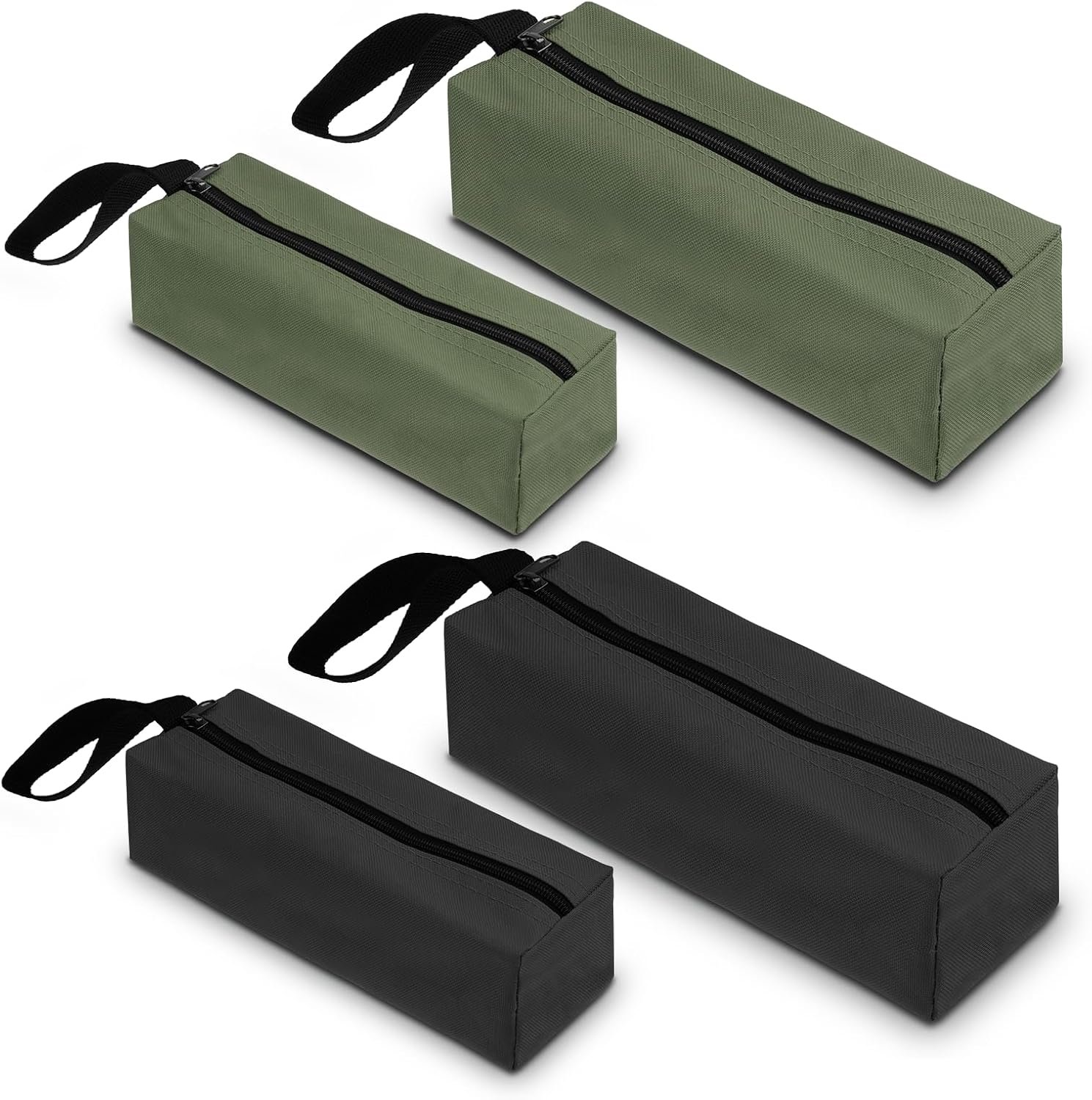 Custom Logo 4PCS Heavy Duty Tool Pouches 11.8" 9.84" Private Label Screwdriver Storage Bags with Carabiner Supplier