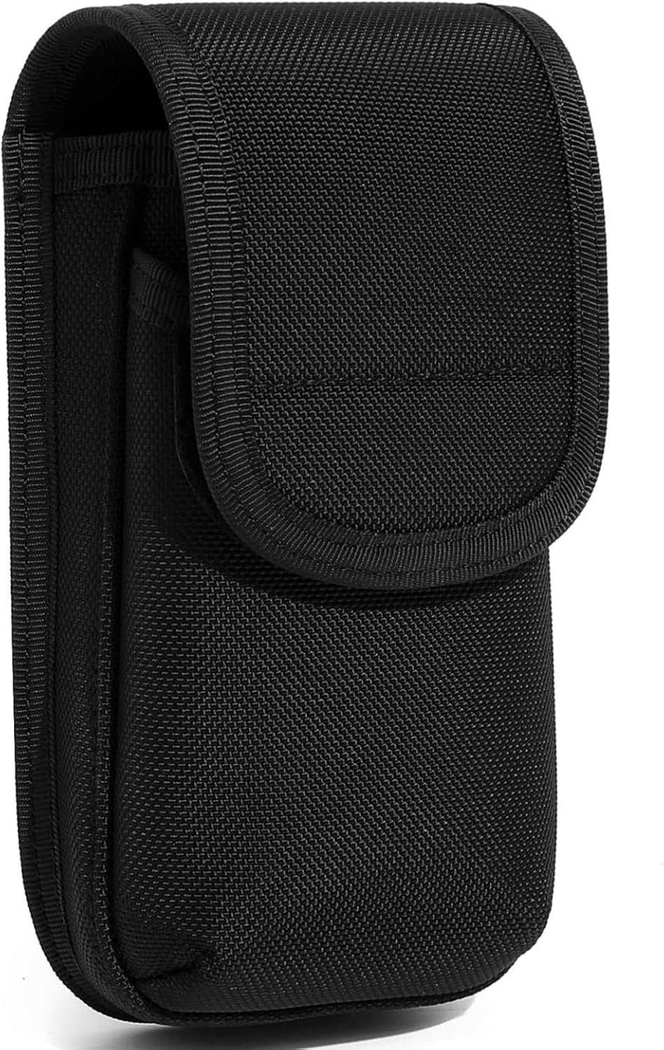 Private Label Tactical MOLLE Dual Phone Holder Holster Pouch Case Manufacturer Heavy Duty Nylon Belt Vest Carrier for Police LE Security EMS EMT Field Outdoor Black Custom Logo