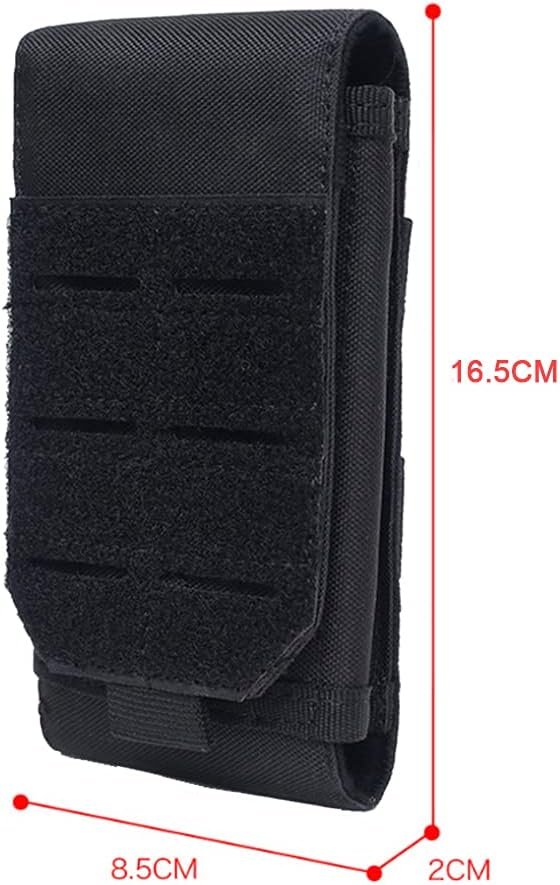 Private Label Universal Tactical MOLLE Phone Holster Belt Custom Logo Smartphone Utility Military Pouch Waist Bag Supplier for iPhone 12ProMax/12Pro/12/11ProMax/11/X/8P/8/7P/7/6 5.5
