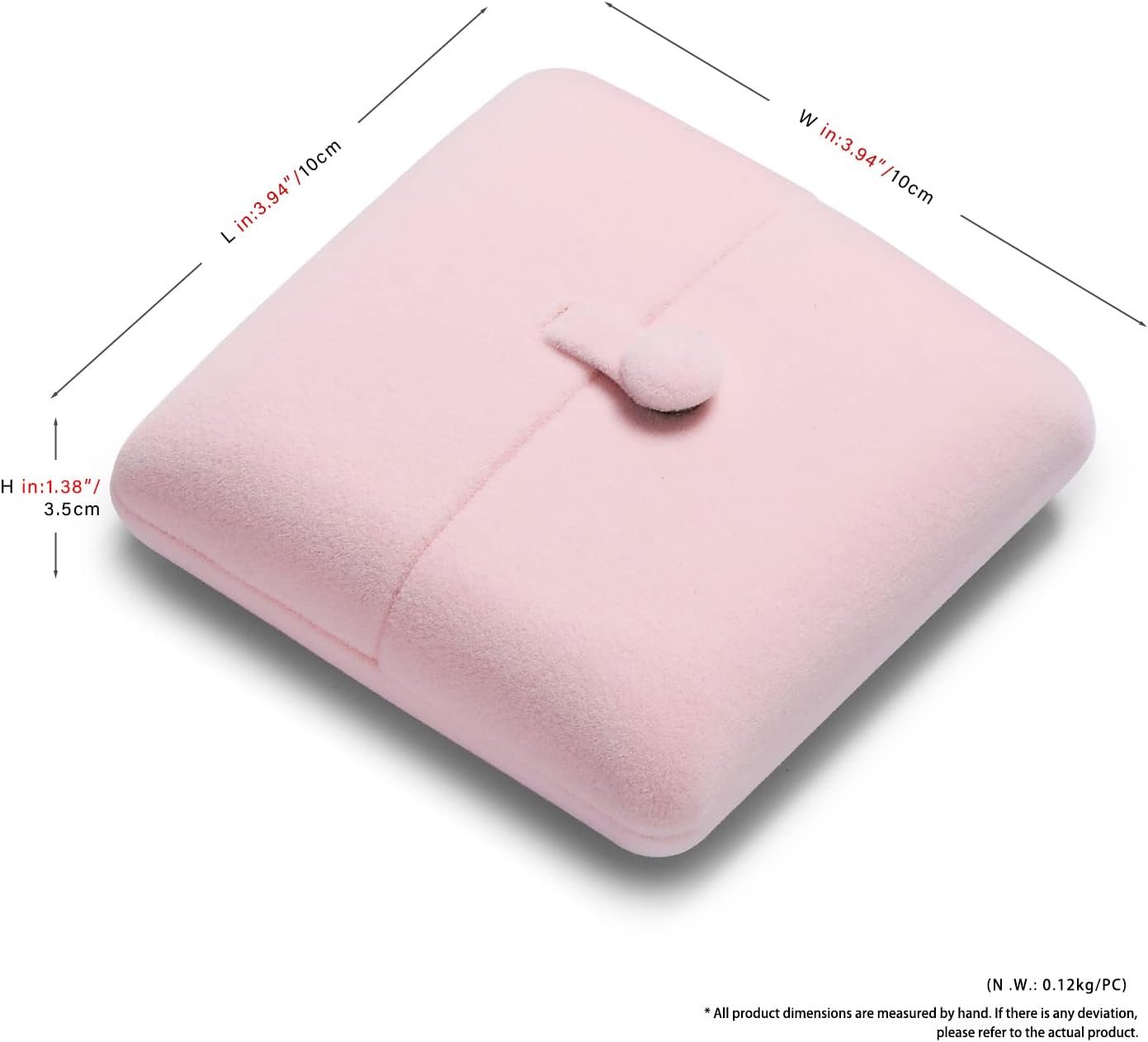 Private Label Pink Velvet Jewelry Packaging Box - Custom Logo Pendant Earrings Display Storage Case Factory