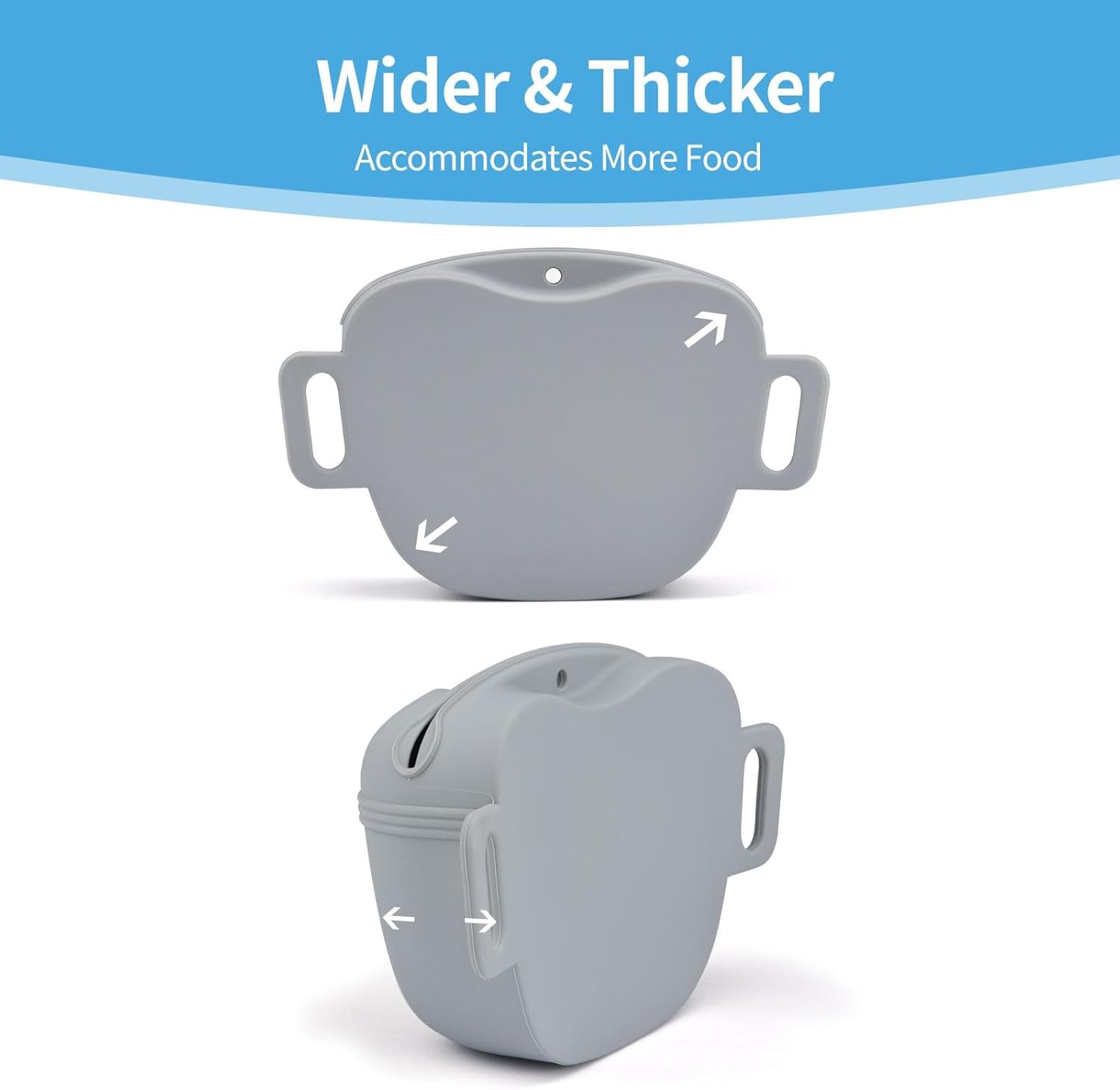 Custom Logo Upgraded Silicone Dog Treat Pouch with Training Clicker Tighter Sealing 1.68 Cup Capacity Private Label Treat Bag with Waist Belt Manufacturer