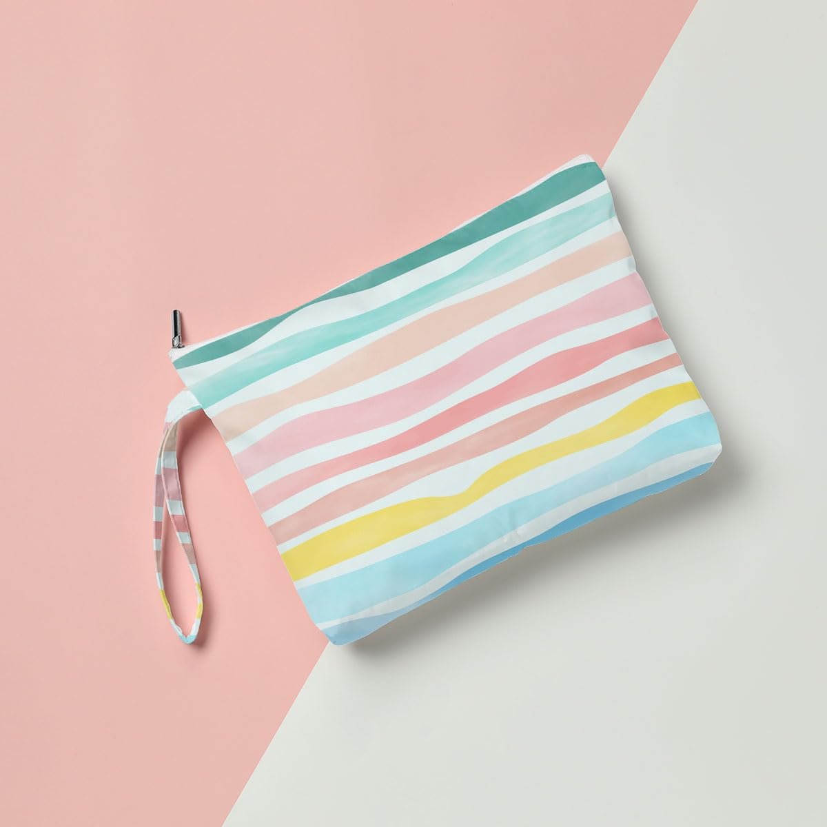 Custom Logo Waterproof Wet Dry Bag Large for Swimsuit Beach Travel Diaper Toiletry Makeup Zipper Pouch Private Label Starfish Sea Rainbow Gifts for Women Manufacturer