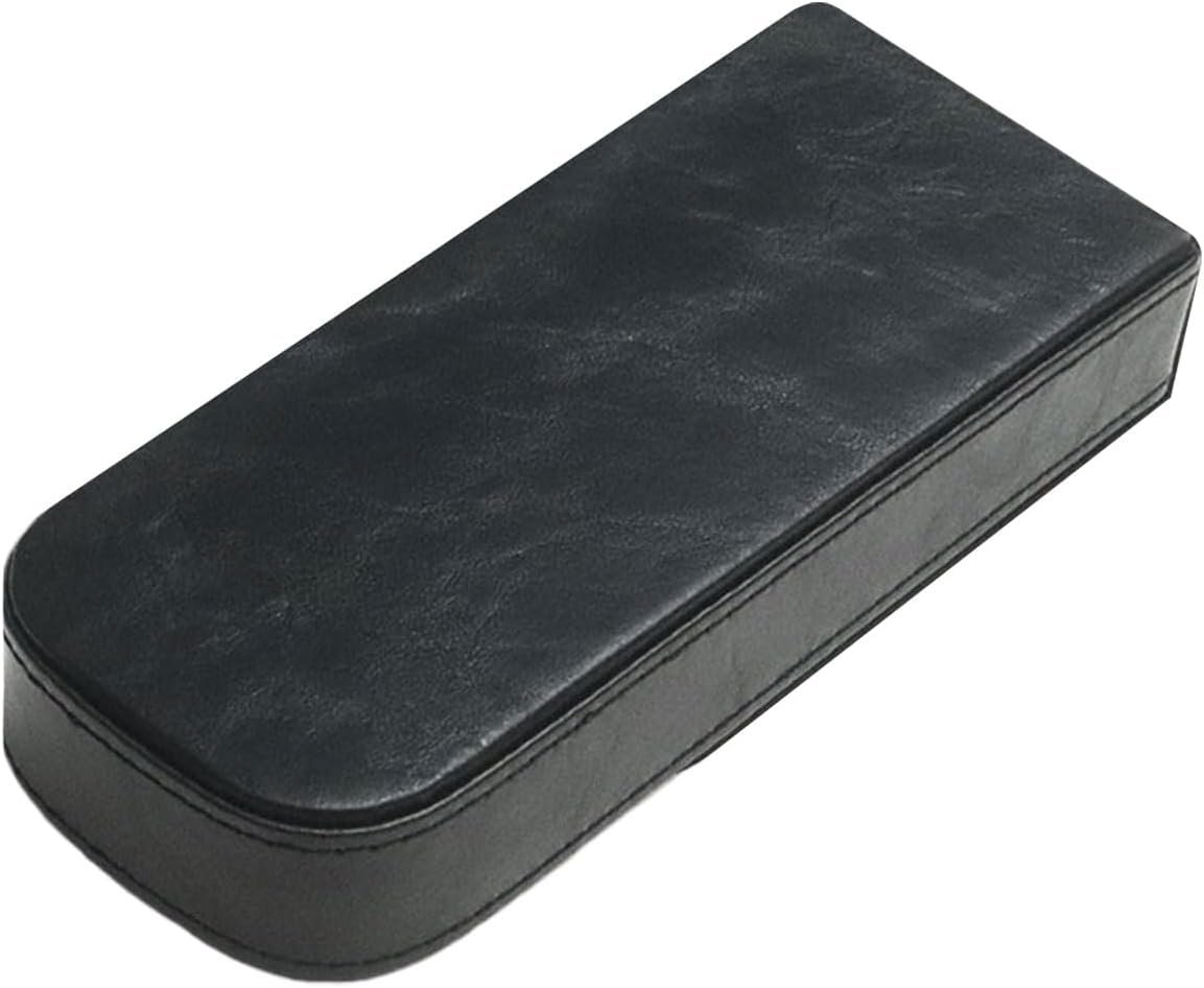 Manufacturer Leather Triple Pen Case Private Label Pencil Pouch Holder for Three Fountain Ballpoint Rollerball Pens and Pencils Custom Logo Office Gift Black