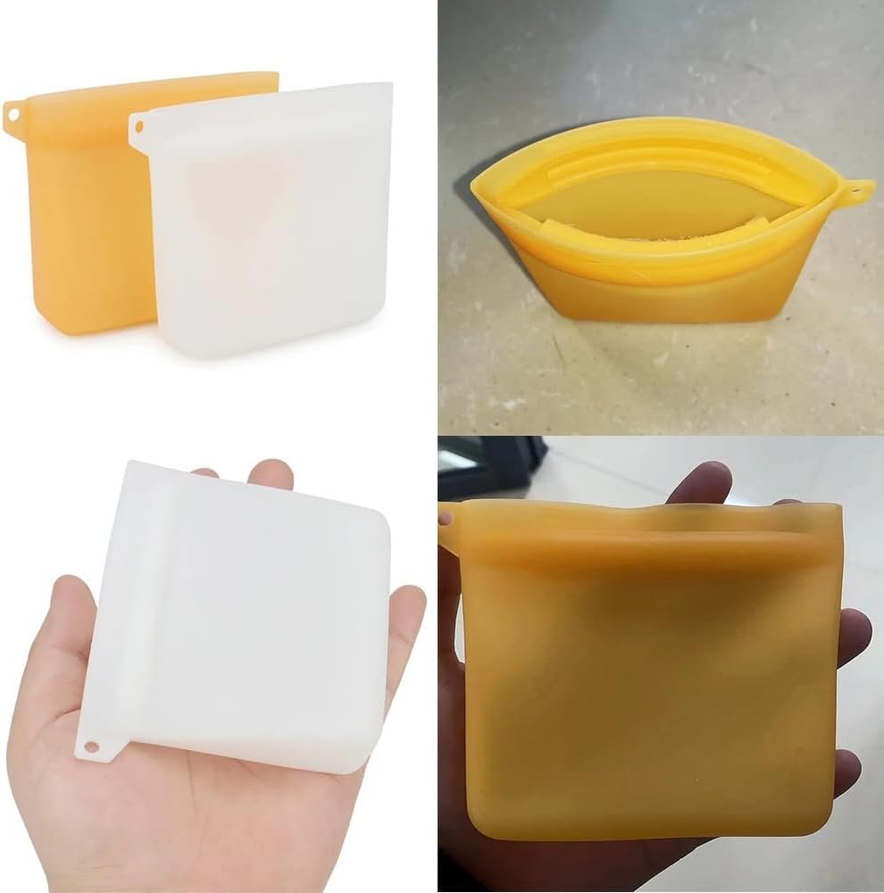 Private Label 2 Pack 4oz Silicone Waterproof Dog Treat Pouch Mini Training Bag with Closure Seal Clip Leash Attachment Custom Logo Manufacturer