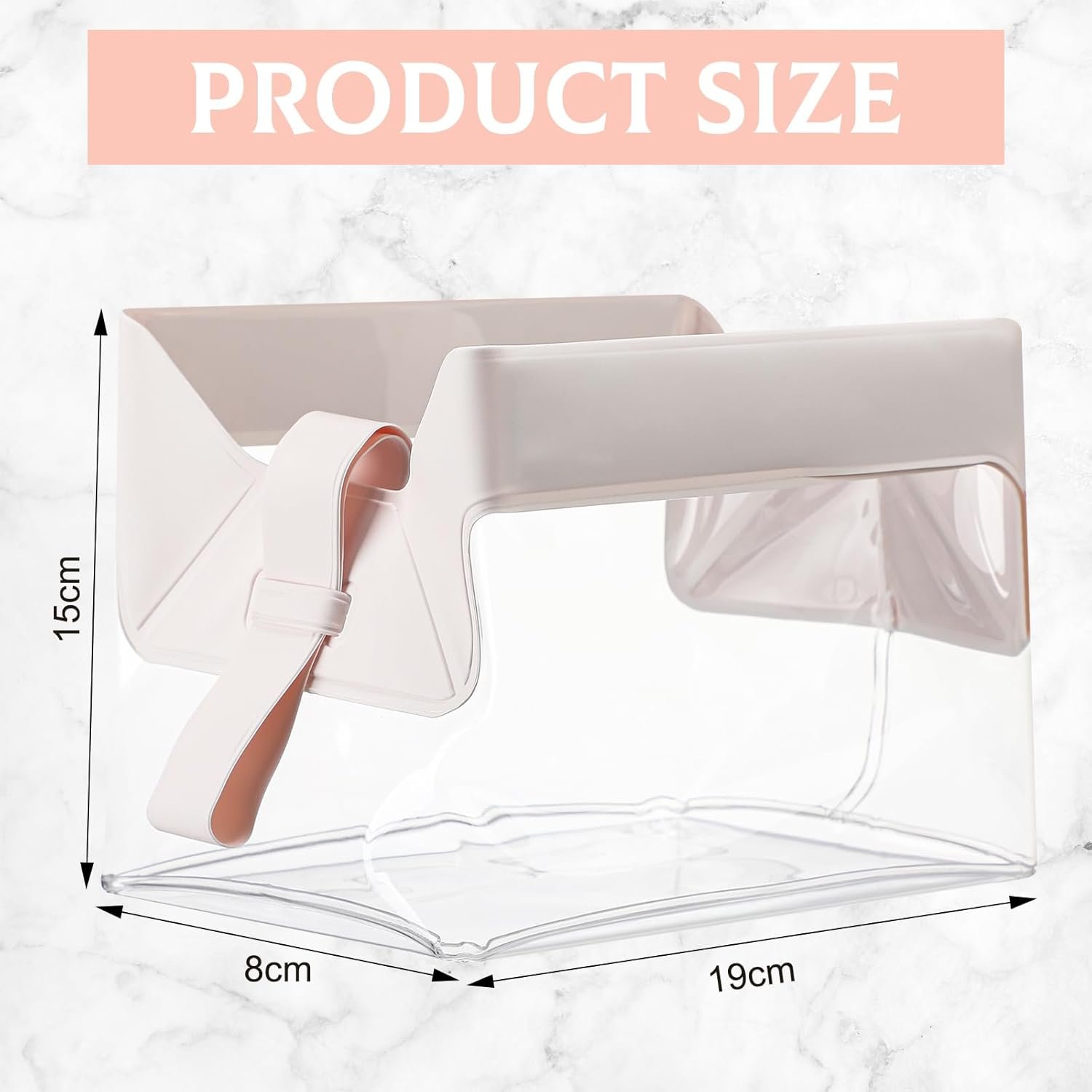 Private Label 2 Pcs TSA Approved Clear Travel Toiletry Bags with Magnetic Closure Manufacturer Custom Logo Light Pink Makeup Cosmetic Pouch for Men Women