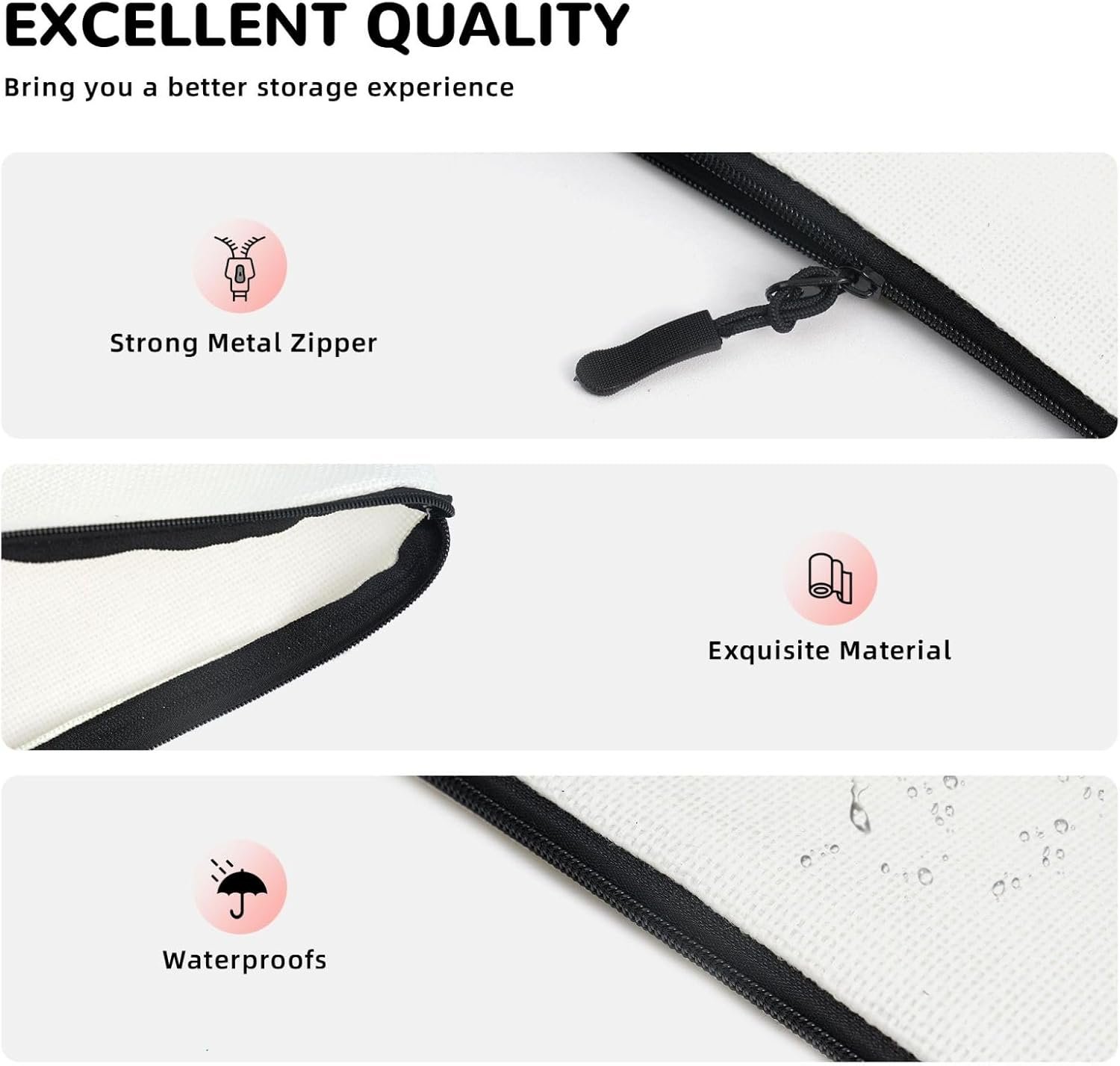 Custom Logo Vintage Horse Fake Hemp Water Resistant Makeup Bag Private Label Cosmetic Pouch with Zipper Travel Organizer Manufacturer Toiletry Storage