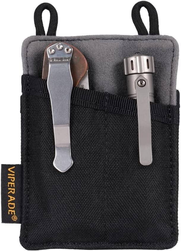 Private Label Slim EDC Pouch for Men with Custom Logo, Pocket Organizer with Pen Holder, Small Tool Pouch for EDC Multitools Pocket Knife Flashlight from Manufacturer