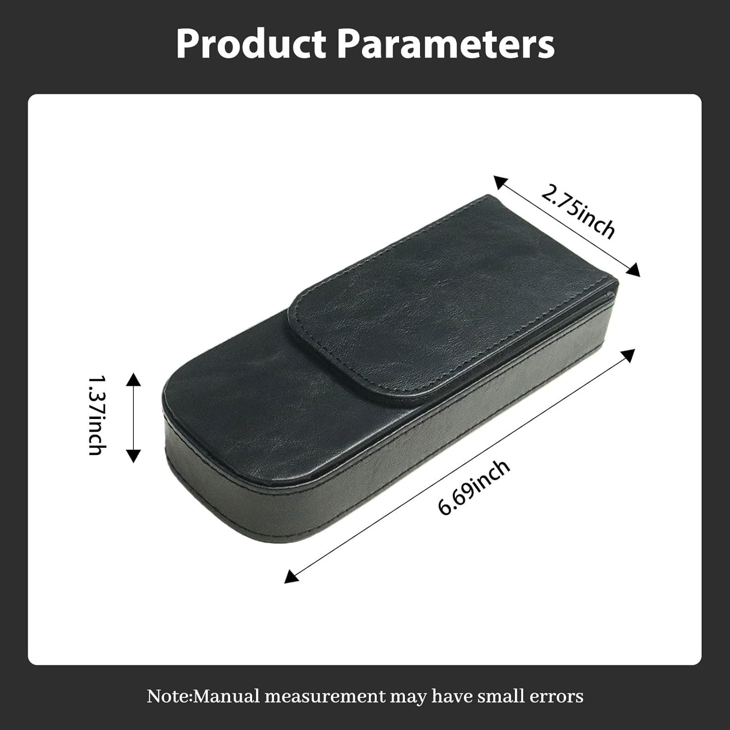 Manufacturer Leather Triple Pen Case Private Label Pencil Pouch Holder for Three Fountain Ballpoint Rollerball Pens and Pencils Custom Logo Office Gift Black