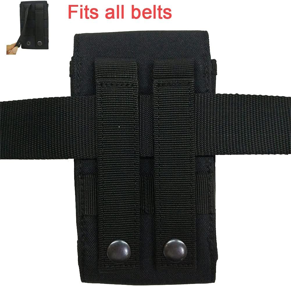 Private Label Universal Tactical MOLLE Phone Holster Belt Custom Logo Smartphone Utility Military Pouch Waist Bag Supplier for iPhone 12ProMax/12Pro/12/11ProMax/11/X/8P/8/7P/7/6 5.5
