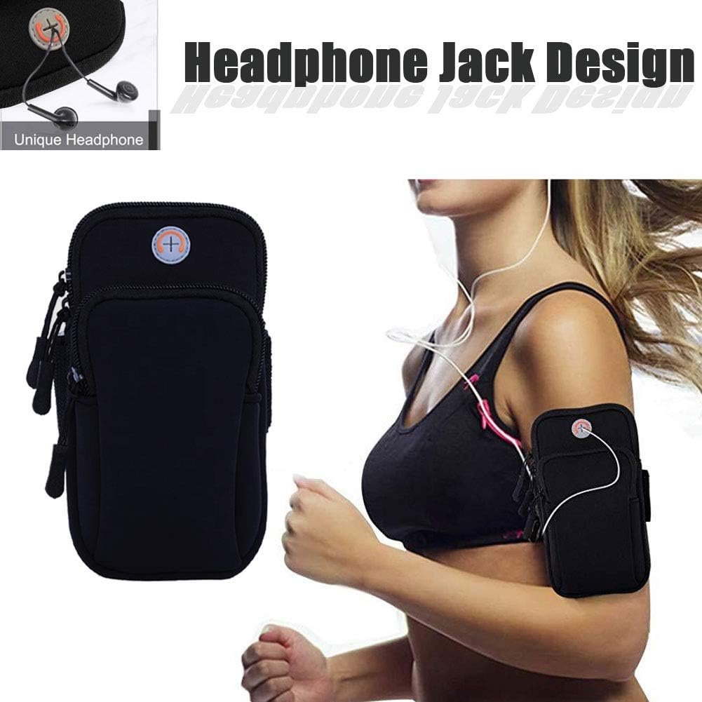 Private Label Running Armband Phone Holder Custom Logo Pouch Sleeve Gym Sports Hiking Black Manufacturer