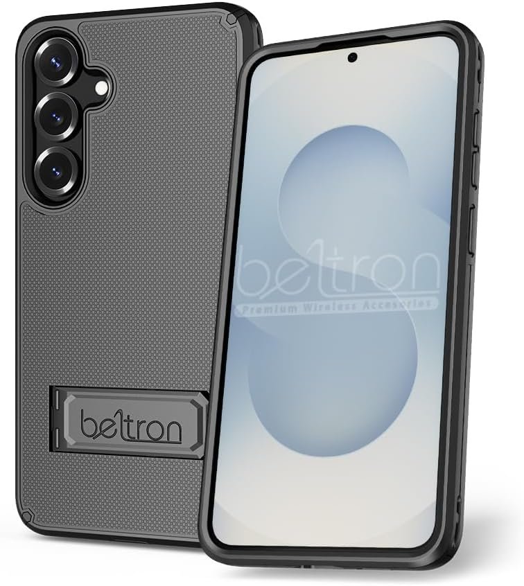 Private Label Case with Belt Clip for Samsung Galaxy S24 Plus/Galaxy S25 Plus Custom Logo Slim Protective Dual-Layer Full Body Grip & Swivel Belt Holster Kickstand Card Holder Manufacturer