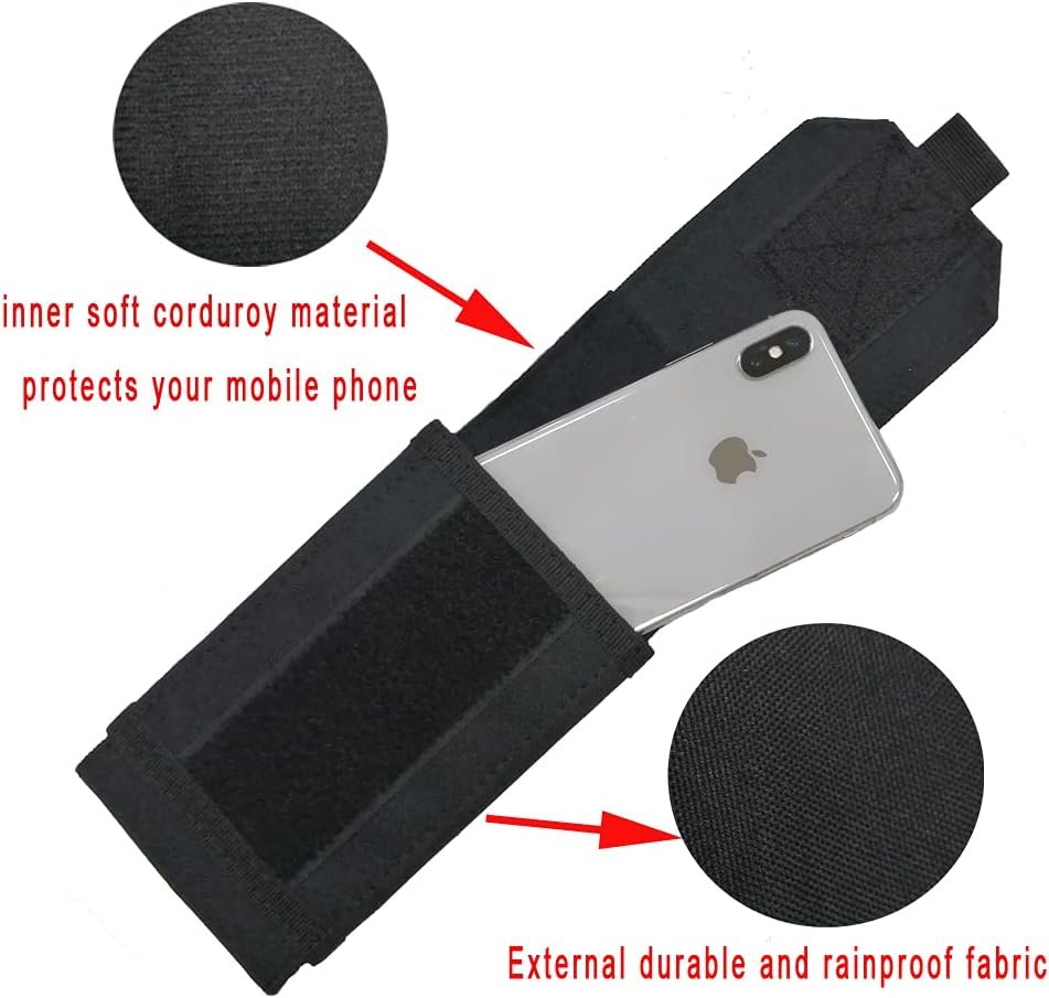 Private Label Universal Tactical MOLLE Phone Holster Belt Custom Logo Smartphone Utility Military Pouch Waist Bag Supplier for iPhone 12ProMax/12Pro/12/11ProMax/11/X/8P/8/7P/7/6 5.5