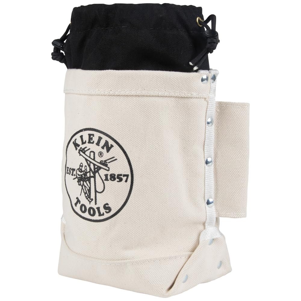 Custom Logo Extra Tall Top Closing Bolt Bag with 3-Inch Drawstring Private Label Heavy-Duty No. 4 Canvas 5 x 12 x 9-Inch Manufacturer