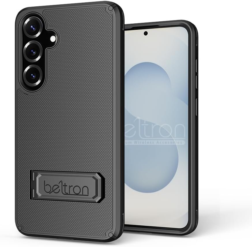 Custom Logo Private Label Slim Dual-Layer Protective Full Body Case with Belt Clip Swivel Holster Kickstand Card Holder for Samsung Galaxy S24 S25 Manufacturer