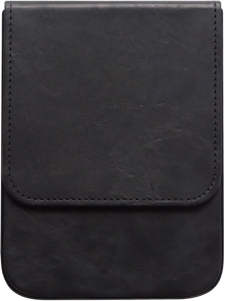 Private Label Handmade Leather 6 Fountain Pen Pencil Tray Case Magnetic Closure Drawer Design Manufacturer Custom Logo Office Gift 6 Slots Black