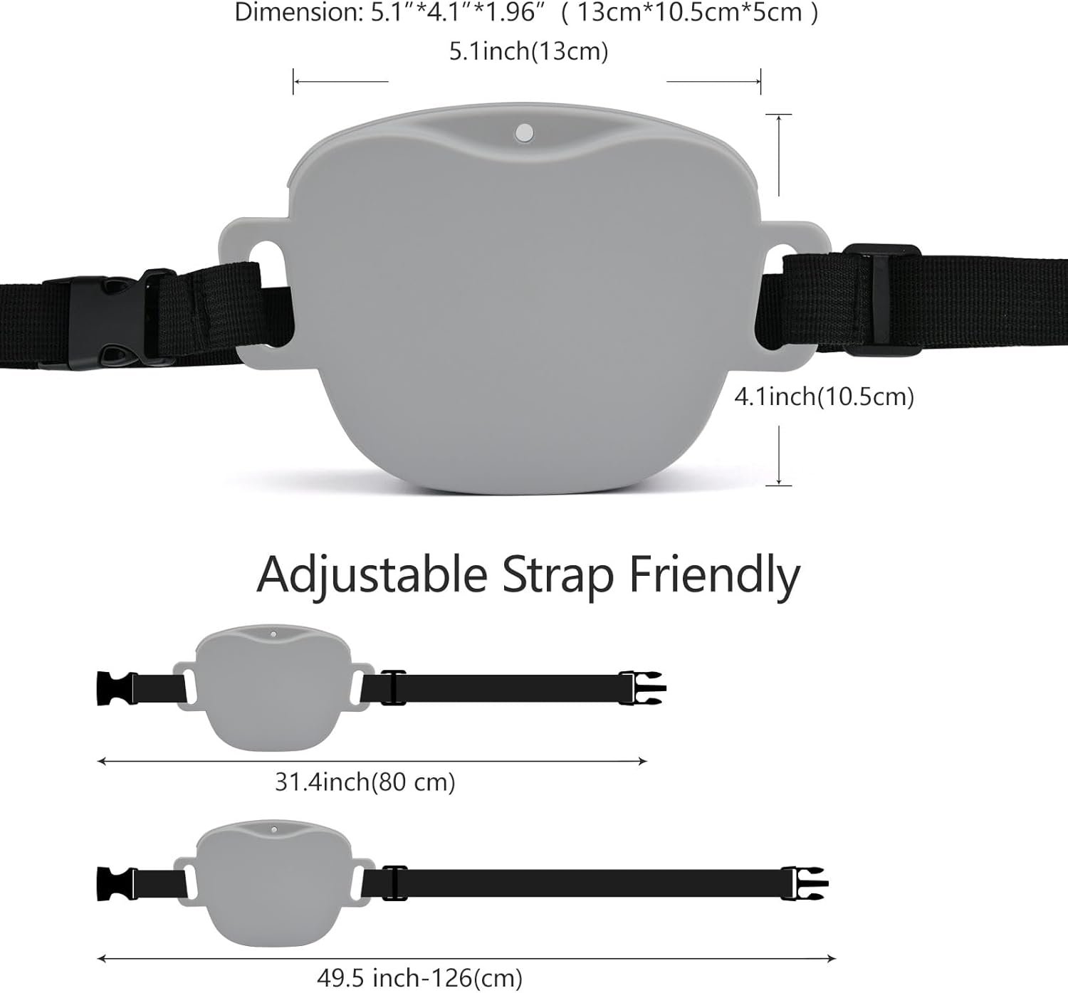 Custom Logo Upgraded Silicone Dog Treat Pouch with Training Clicker Tighter Sealing 1.68 Cup Capacity Private Label Treat Bag with Waist Belt Manufacturer