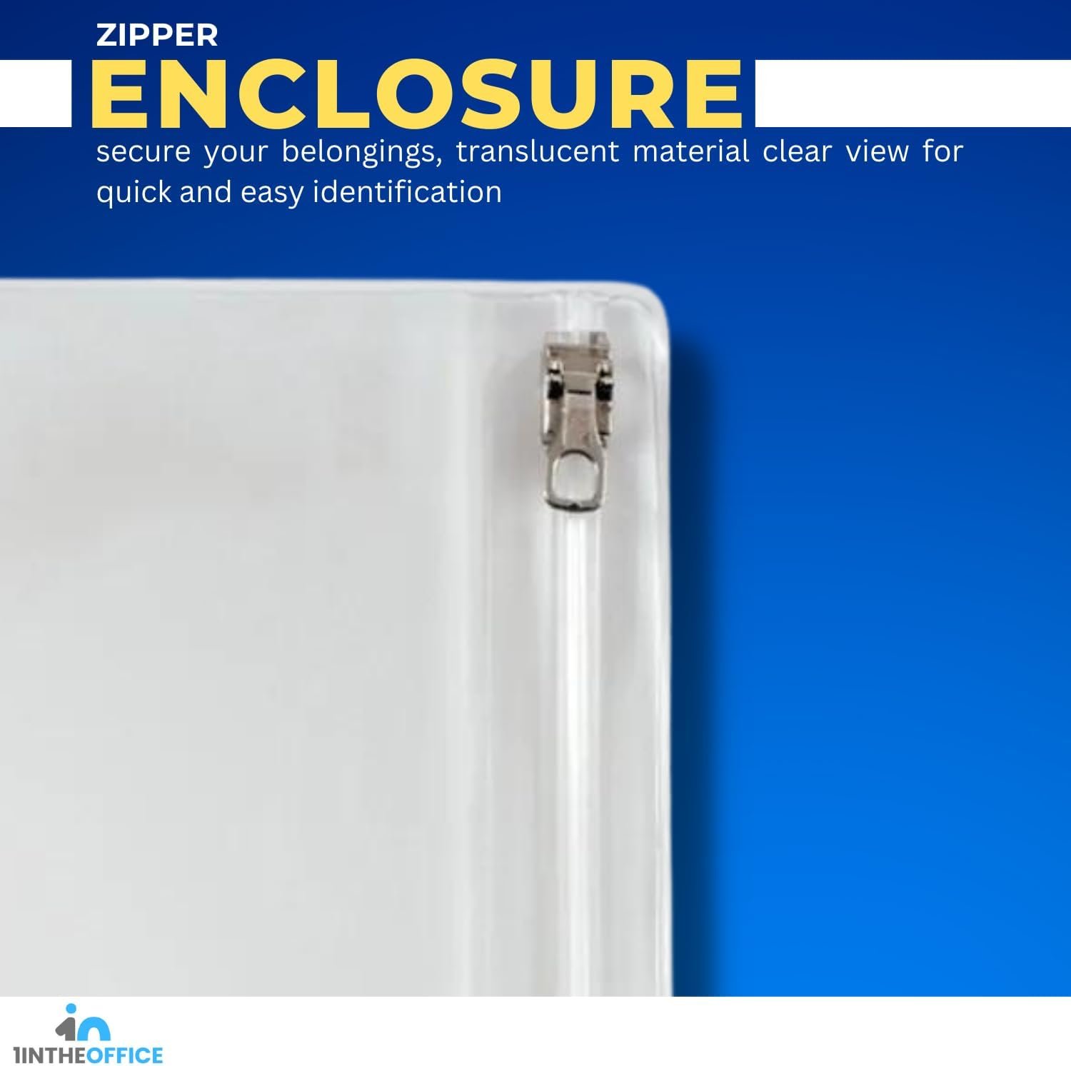 Private Label Clear Zippered Vinyl Pencil Pouch for 3 Ring Binder Custom Logo Manufacturer 4 Pack