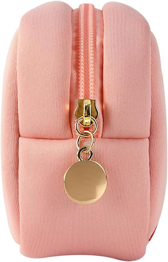 Custom Logo Pink Mini Period Bag for Teen Girls Private Label Sanitary Napkin Storage Small Cherry Embroidery Makeup Bag Factory