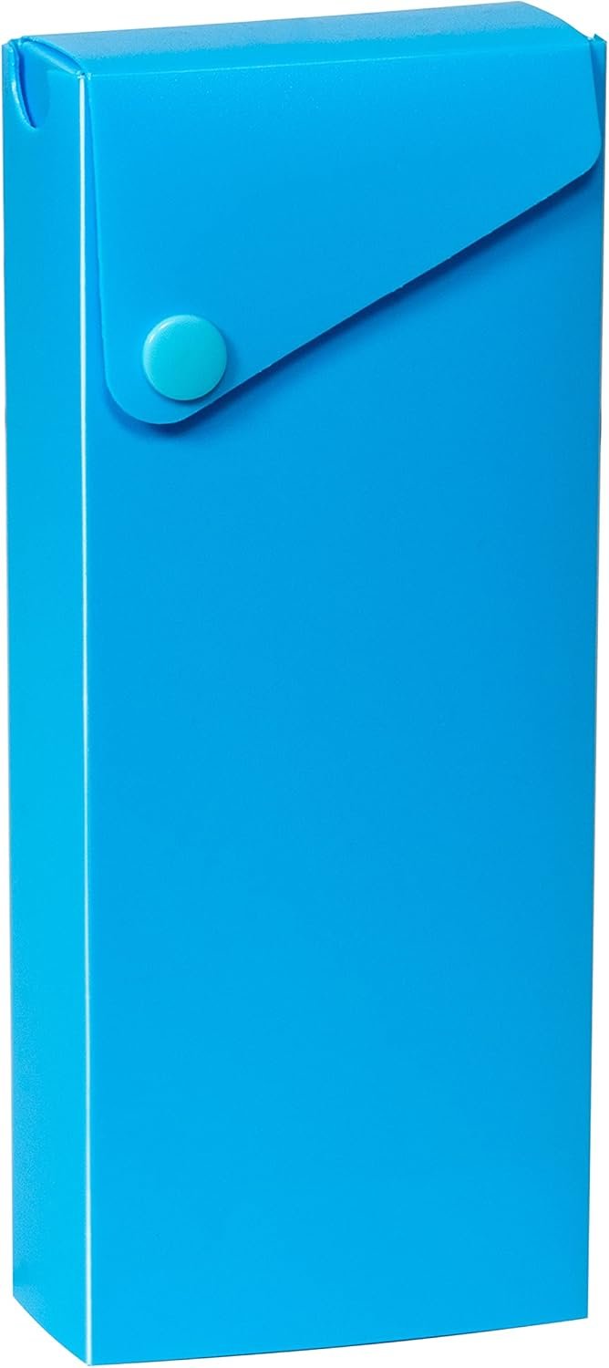 Private Label Poly Slider Pencil Case Custom Logo 1 Pack Color May Vary Manufacturer (05600)