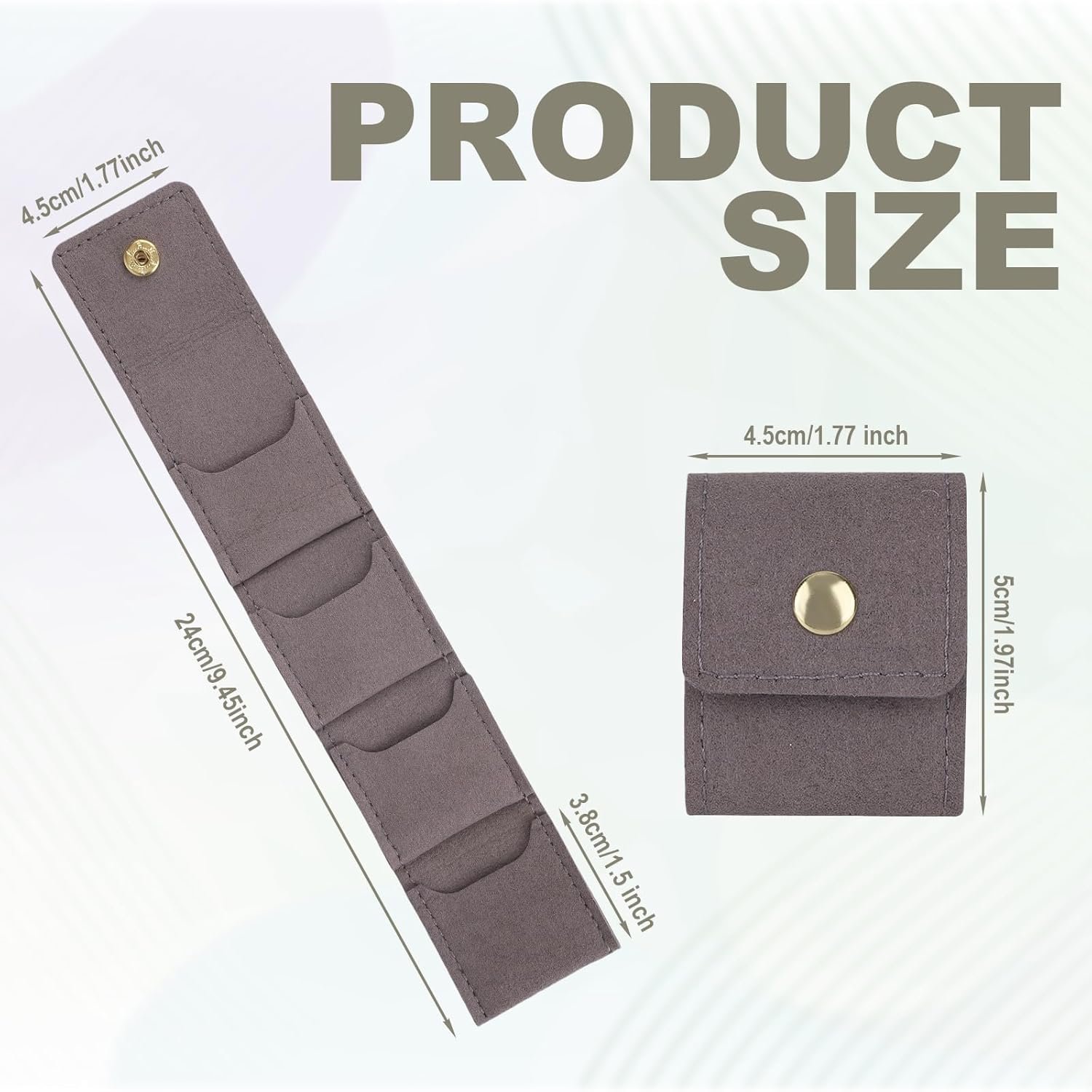 Private Label 3pcs Mini Travel Jewelry Pouches for Women with Custom Logo Small Portable Multifunctional Organizer Bags Tiny Cases for Earrings Rings Necklaces Manufacturer (Pink, Gray, Beige)