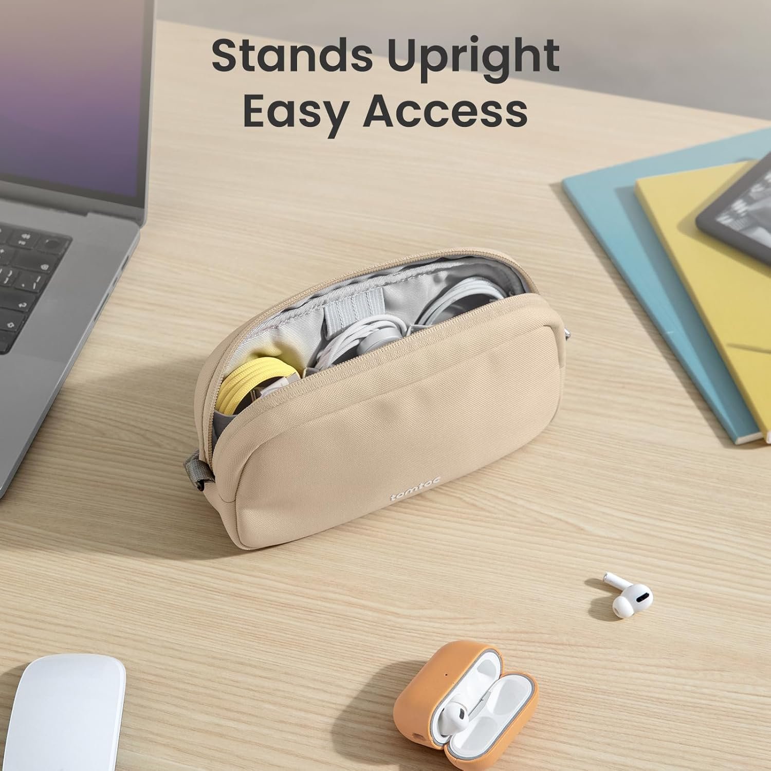 Custom Logo Electronics Organizer Travel Case Private Label Water Resistant Cable Organizer Tech Pouch Manufacturer for Phone Cables AirPods USB Flash Drive Daily Essentials