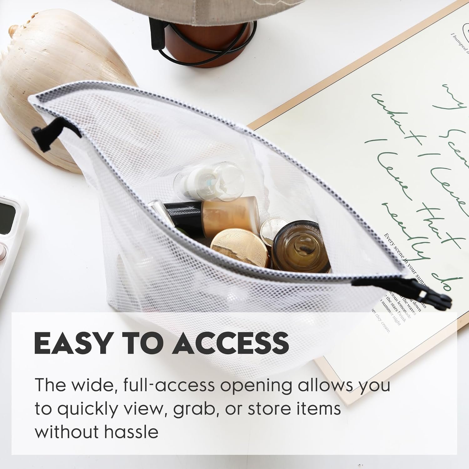 Custom Logo 2-Pack Waterproof Travel Toiletry Bag Private Label Makeup Organizer & Storage Pouch - Clear EVA Material Large Opening Portable Handle for Travel Gym Swimming Daily Use Factory