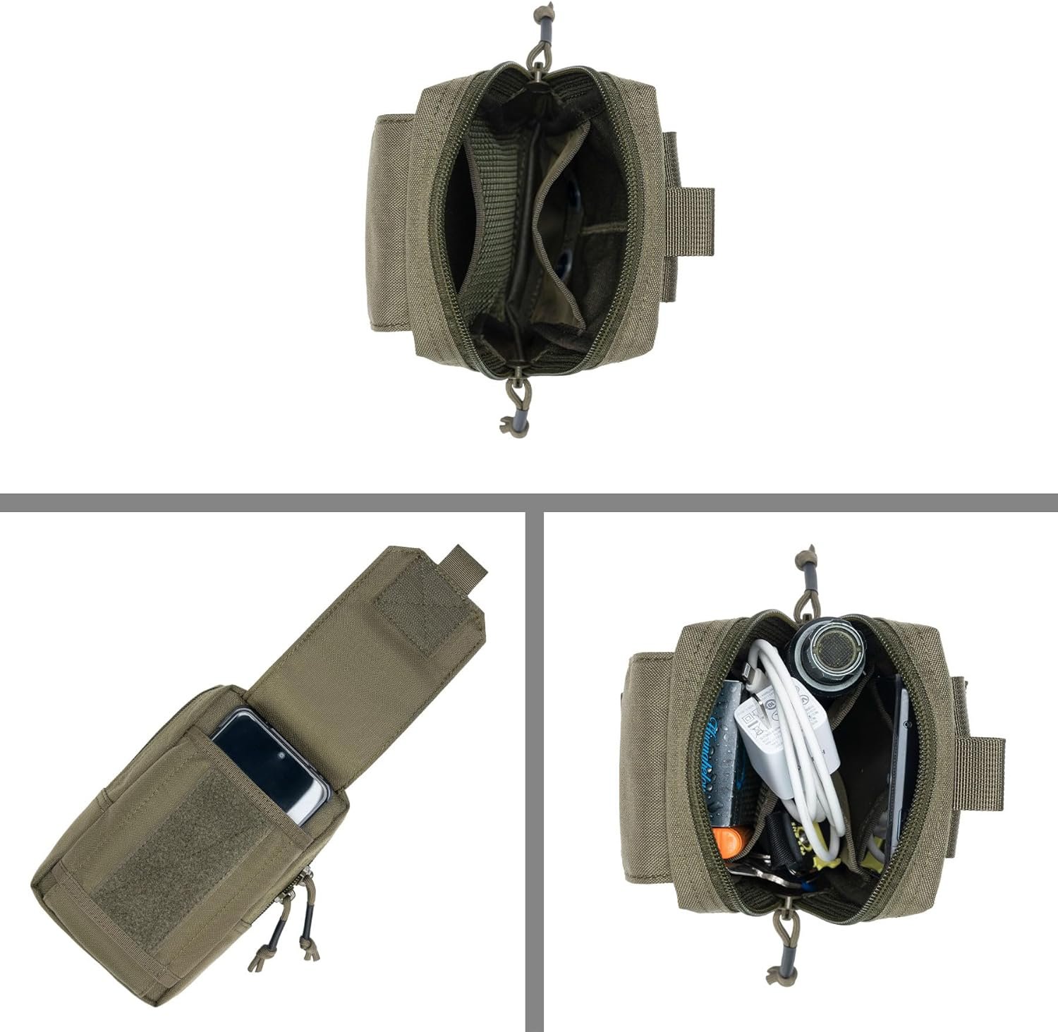 Private Label Tactical EDC MOLLE Utility Pouch Phone Holster Waist Bag with Custom Logo Tool Pouch for MOLLE Accessories Manufacturer