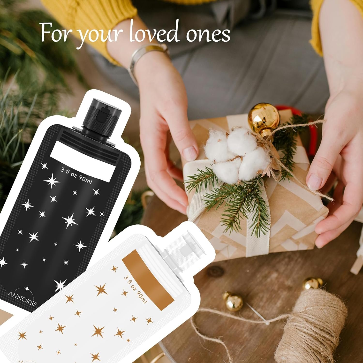 Custom Logo 8 Pack Travel Pouches for Toiletries Refillable Squeeze 3oz Leak Proof Private Label Shampoo and Conditioner Manufacturer