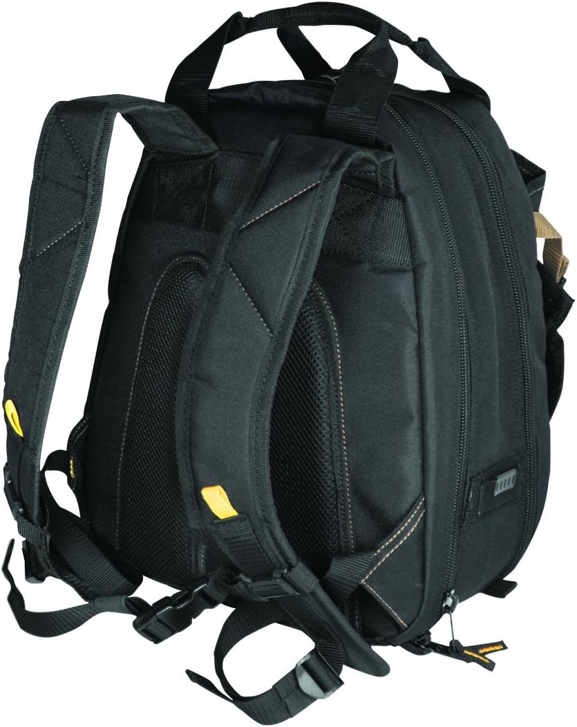 Private Label 1134 Carpenter's Tool Backpack 44 Pockets Custom Logo Padded Back Support Manufacturer Black