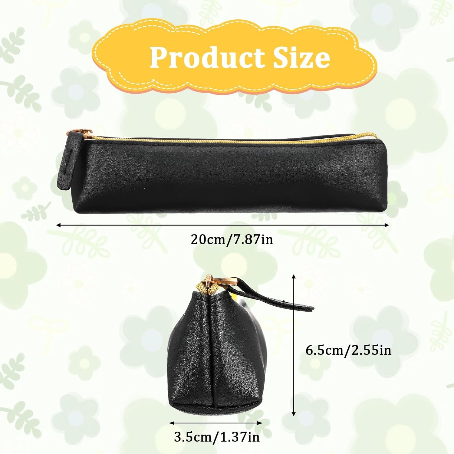 Private Label 2Pcs Mini PU Leather Makeup Bag for Purse Portable Cosmetic Organizer Coin Purse Lipstick Holder Small Travel Storage Pouch with Custom Logo Black Beige Supplier
