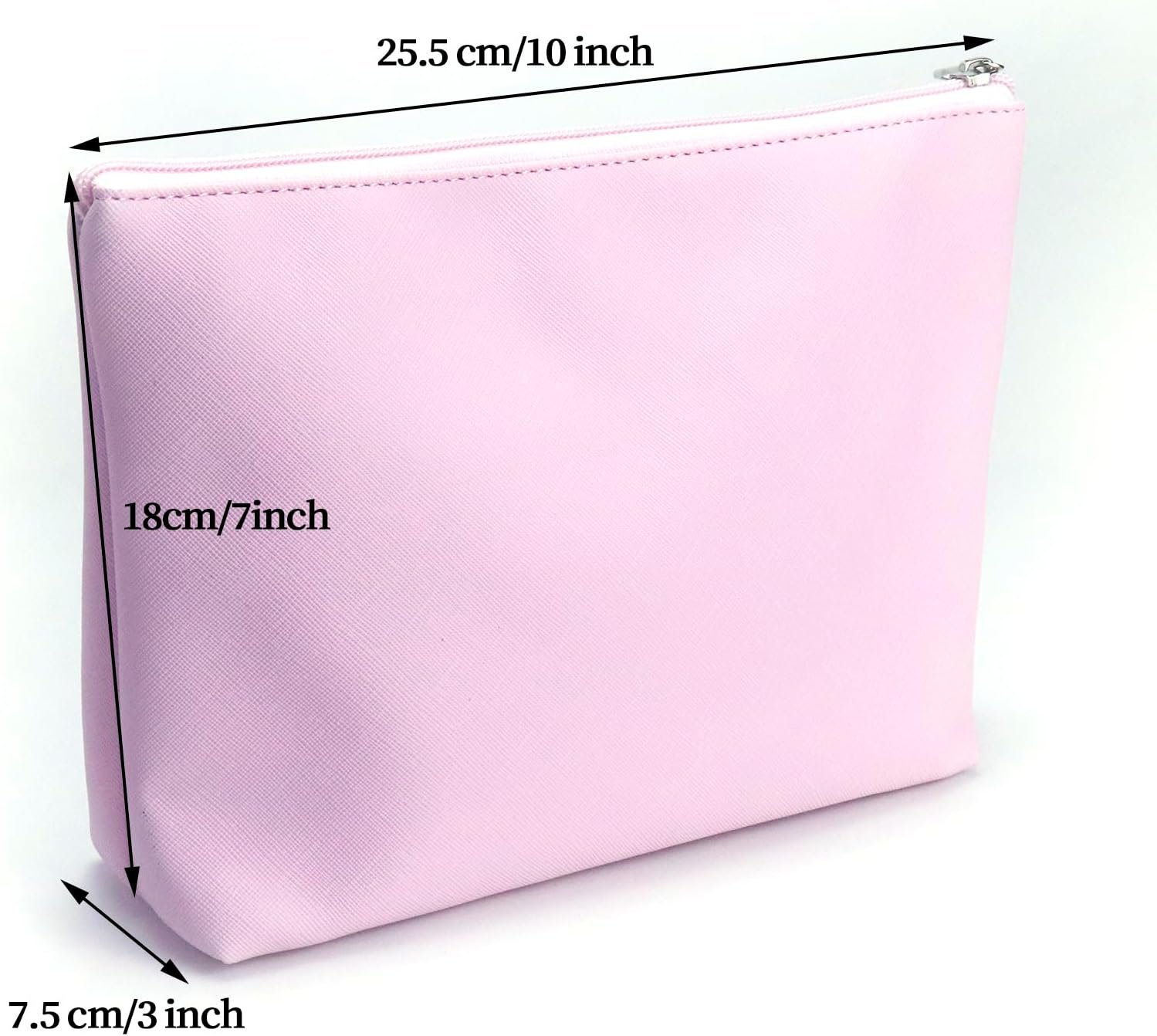 Private Label 3-Piece Large Travel Makeup Bags Set Custom Logo Toiletry Organizer Multi-Size Cosmetic Bags with Zipper Pink Manufacturer