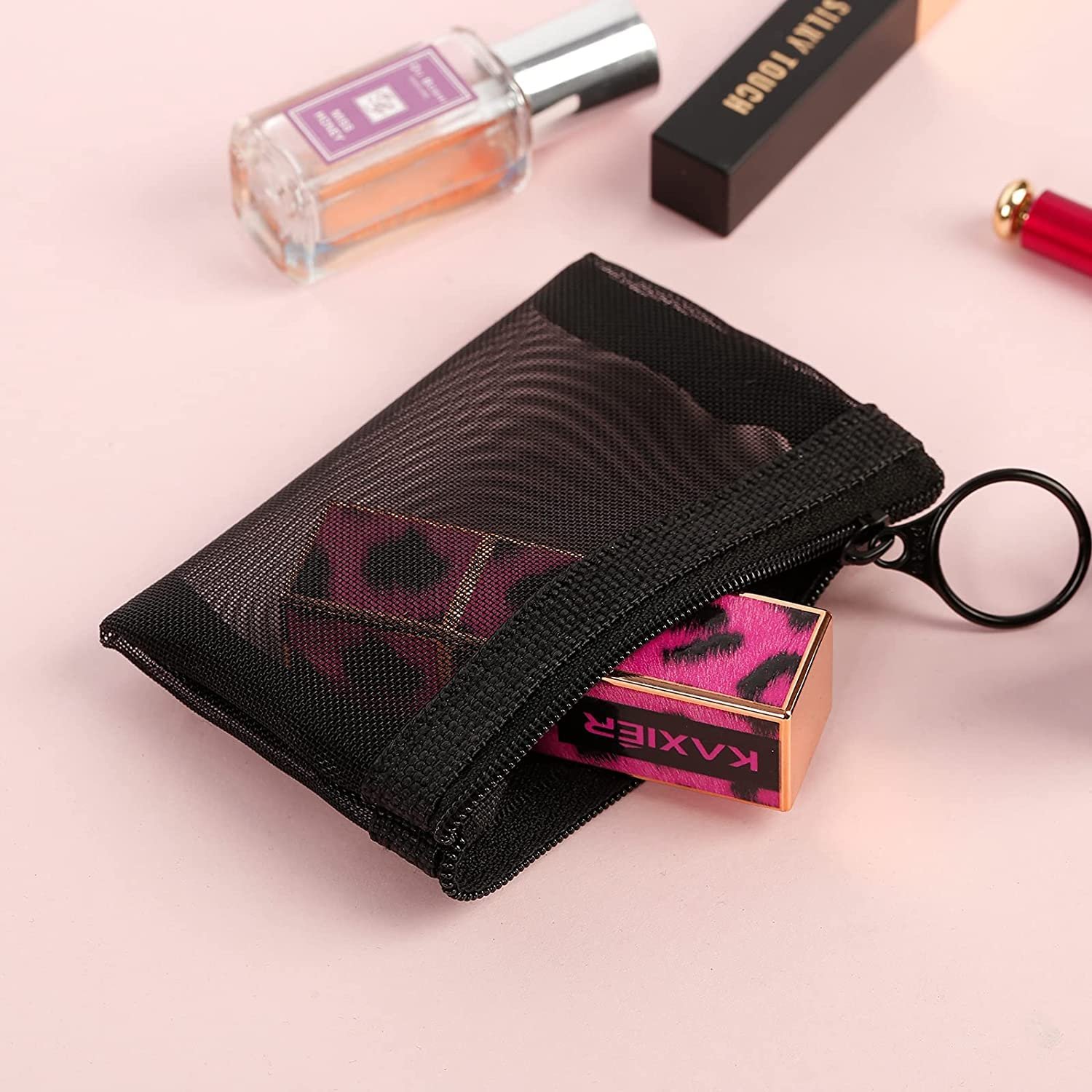 Private Label Mini Zipper Mesh Bags 3