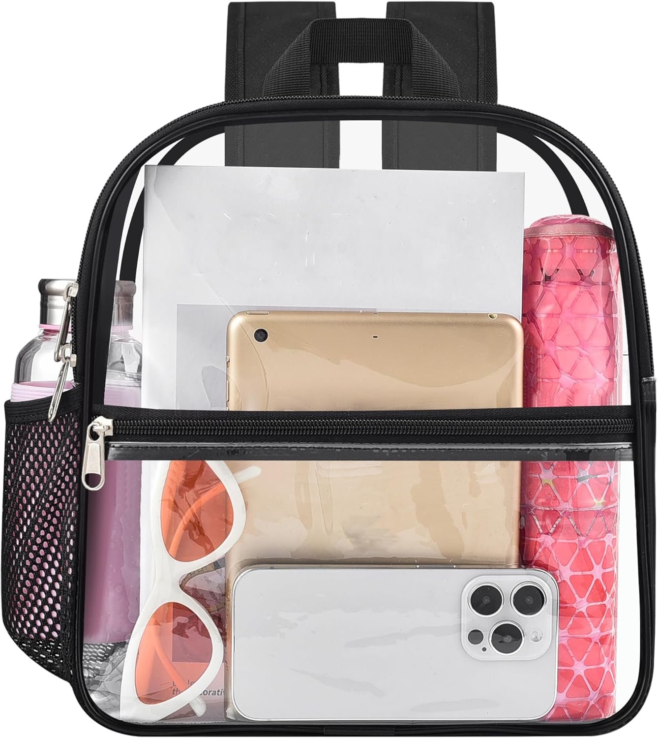 Custom Logo Stadium Approved Clear Backpack 12×6×12 Private Label Waterproof Bag for Concerts Sports Events Manufacturer