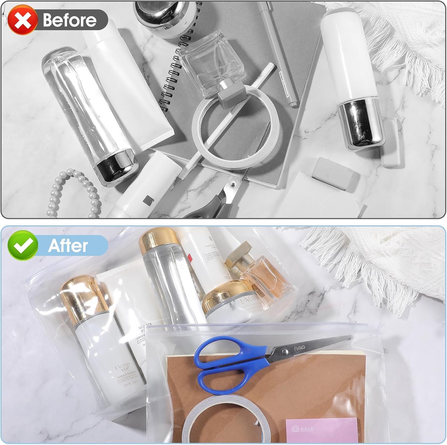 Private Label 30 PCS Small Clear Makeup Bags Mini PVC Waterproof Cosmetic Organizers Custom Logo Portable Zipper Pouches for Swimsuit Travel Toiletry Storage from Manufacturer 9.8