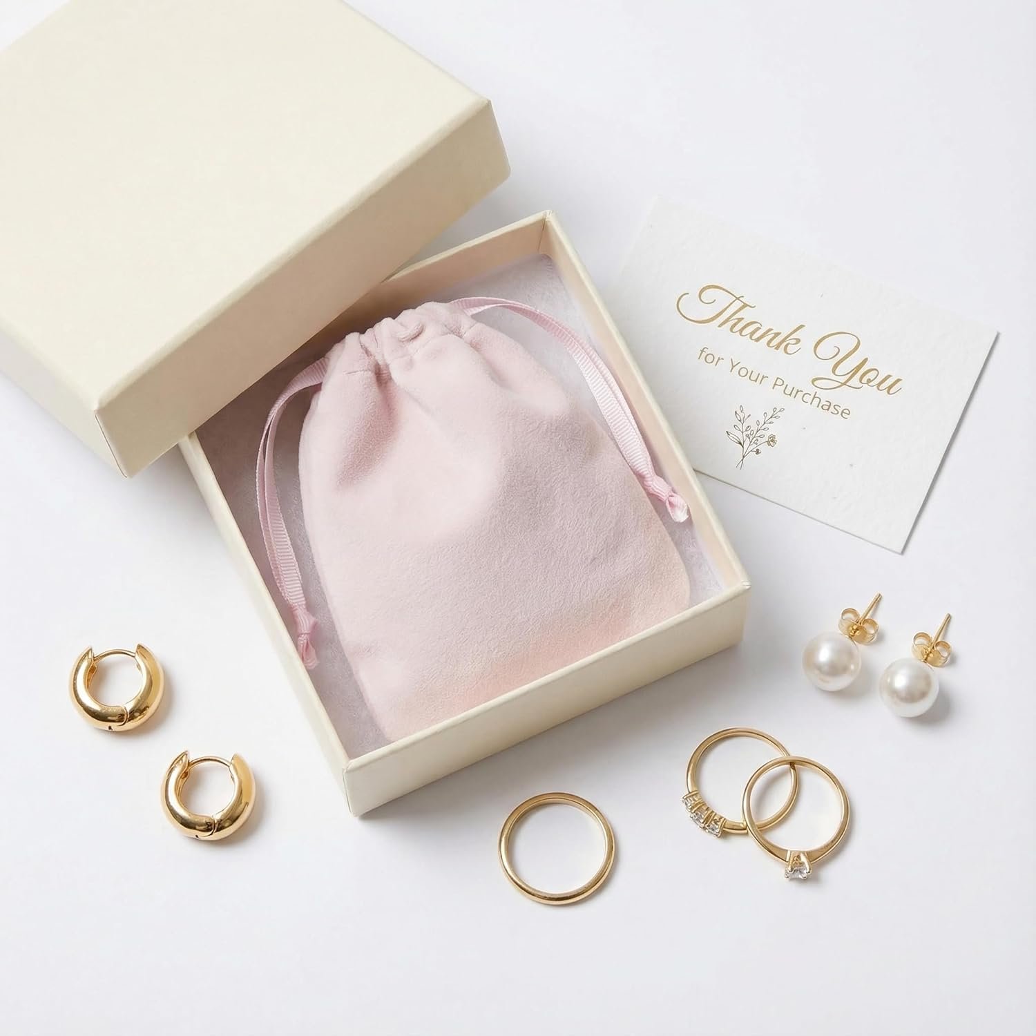 Custom Logo 12pcs Light Pink Velvet Drawstring Bags 3x4 Inches Private Label Small Jewelry Pouches Gift Bags for Storage Wedding Party Christmas Favors Supplier