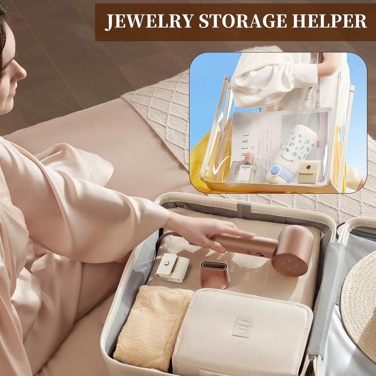 Private Label 3Pcs Mini Travel Jewelry Bags Foldable Multifunctional Pouches Manufacturer Essential Cases for Rings Mini Rolls Prevents Loss Custom Logo