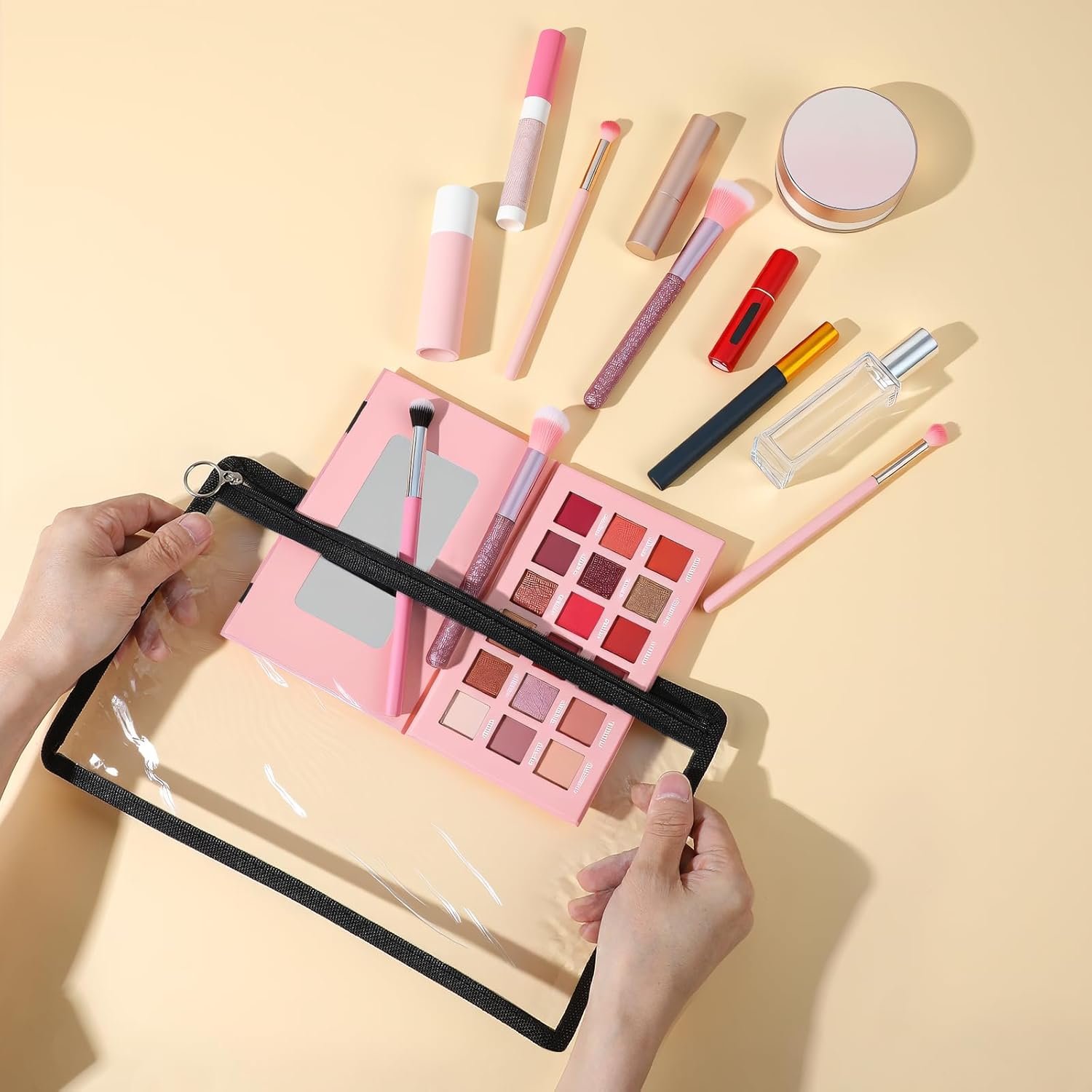 Private Label Clear Zipper Pouches 20 Pack PVC Waterproof Envelopes Document Storage Custom Logo File Organization Folders Factory Multi-Purpose Bags for Travel Office Home 12 x 7.5 Inches