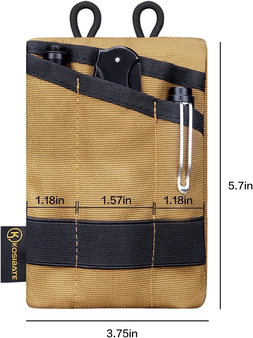 Private Label Tactical MOLLE Coin Pouch & Custom Logo Multi-Func Card Crossbody Bag Durable EDC Organizer Manufacturer