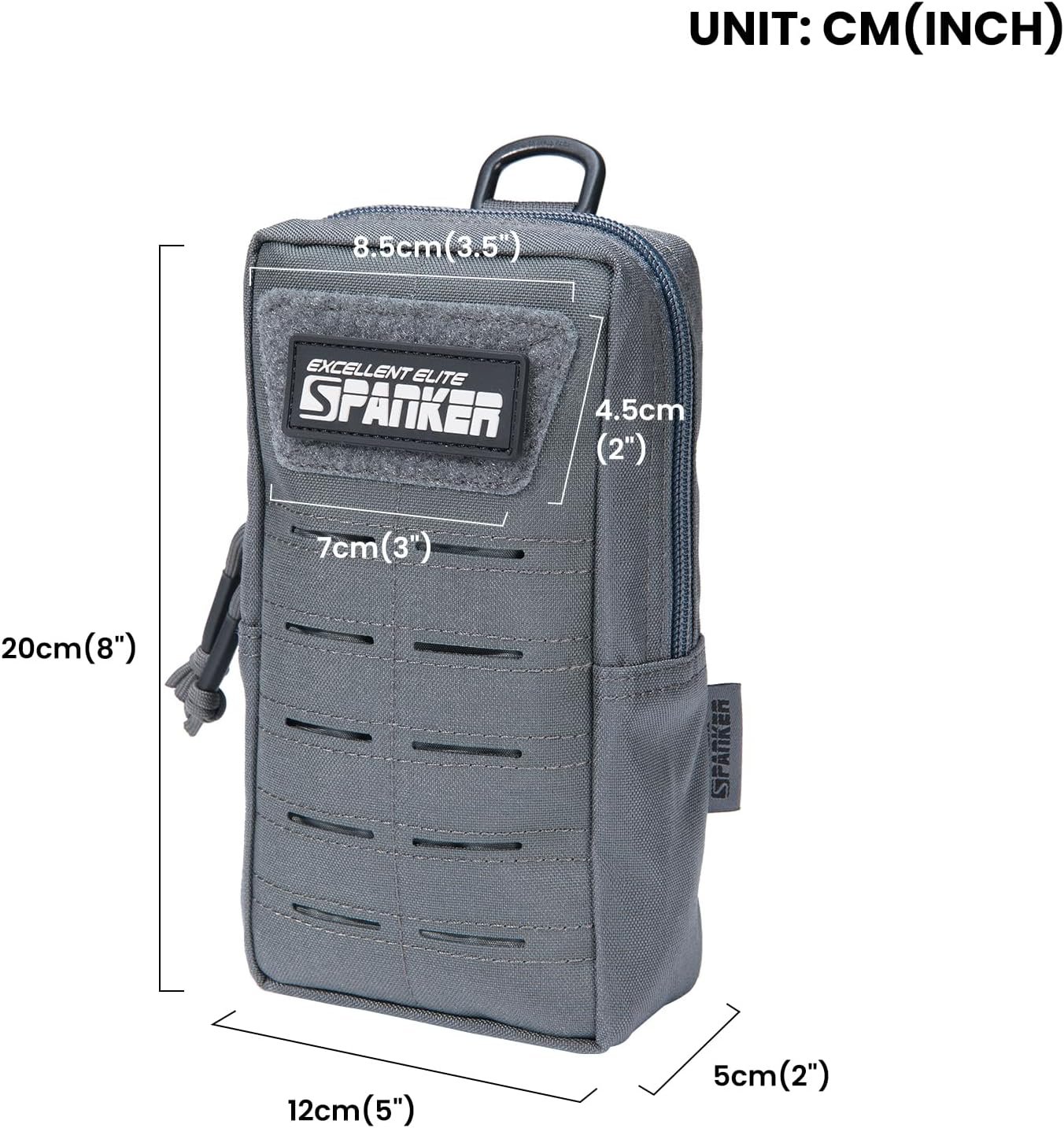 Private Label Tactical MOLLE Pouch EDC Utility Gadget Organizer Phone Holder Waist Bag Tool Pouch with Custom Logo from Manufacturer