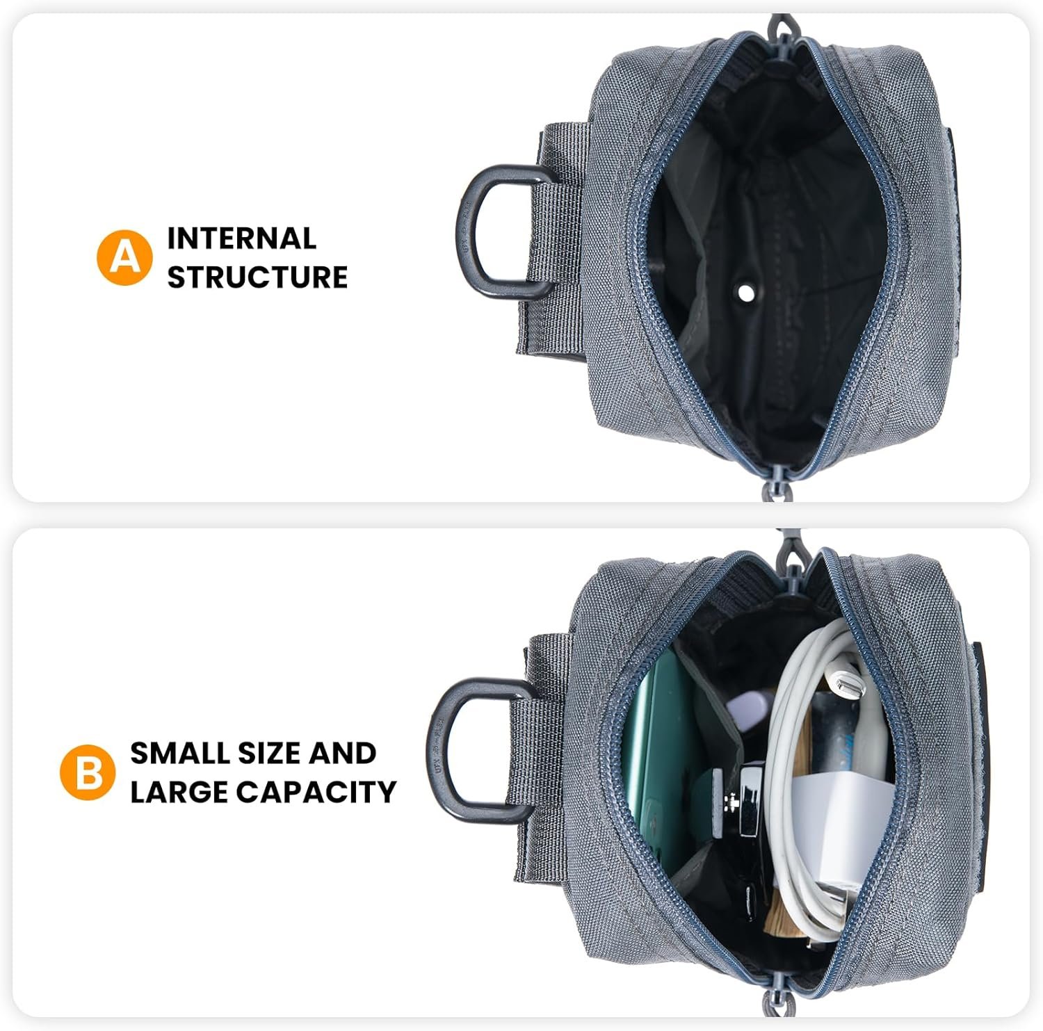 Private Label Tactical MOLLE Pouch EDC Utility Gadget Organizer Phone Holder Waist Bag Tool Pouch with Custom Logo from Manufacturer