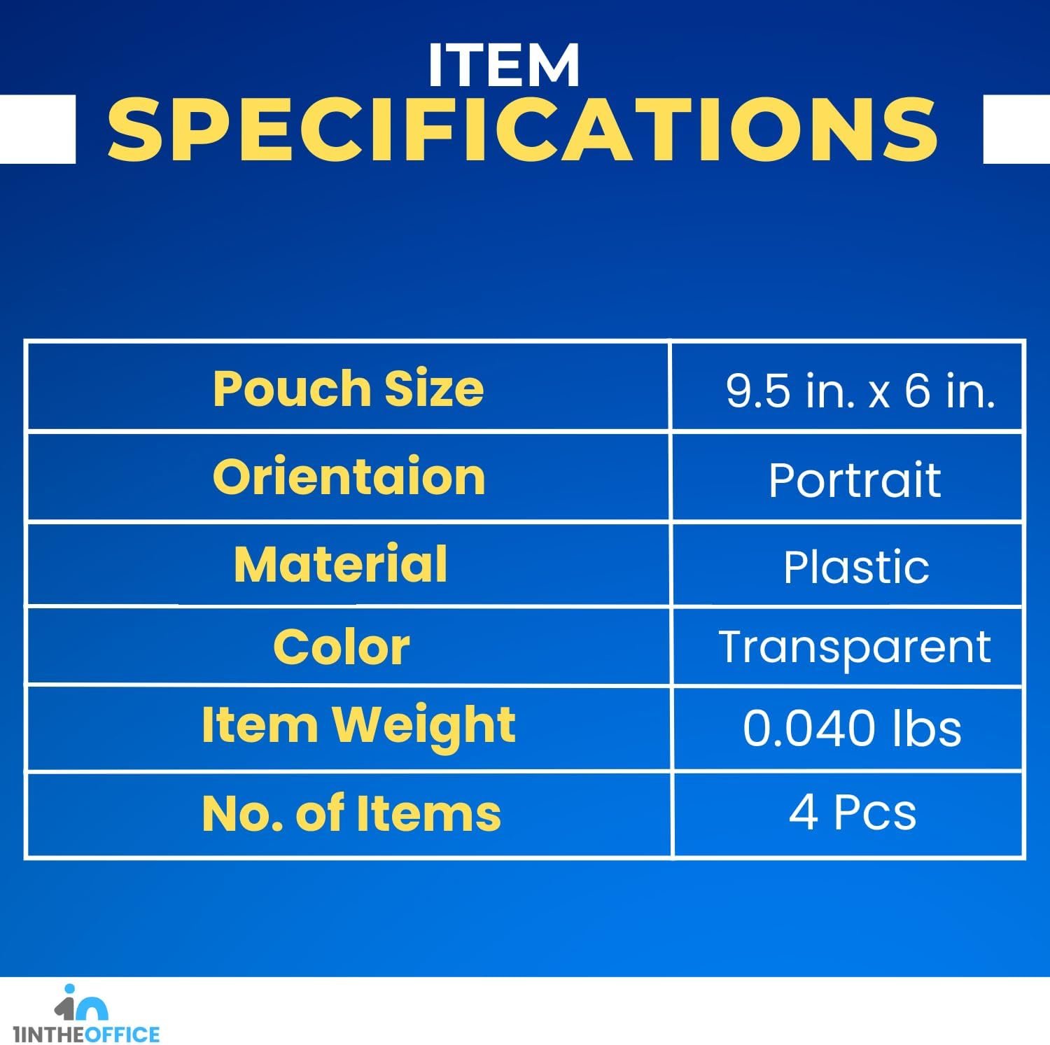 Private Label Clear Zippered Vinyl Pencil Pouch for 3 Ring Binder Custom Logo Manufacturer 4 Pack