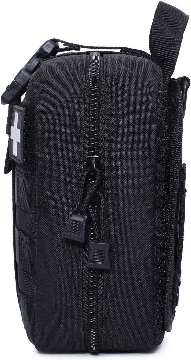 Custom Logo MOLLE Pouch Private Label Sturdy 600D Nylon Tactical Medical Rip-Away EMT First Aid Bag Manufacturer (Bag Only)