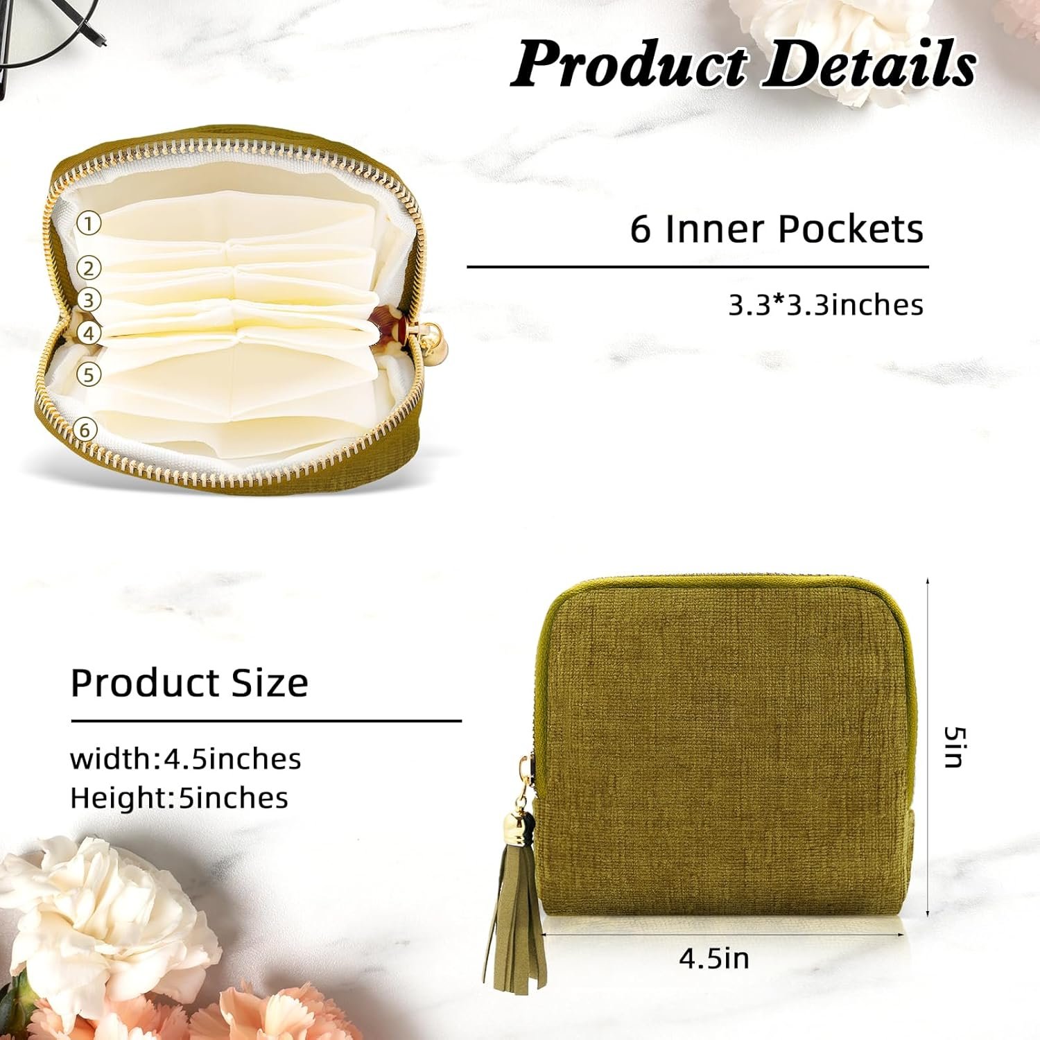 Private Label Small Travel Jewelry Case Custom Logo Mini Velvet Organizer Pouch for Gemstones Bracelets Necklaces Olive Green Valentines Day Gifts for Women Manufacturer