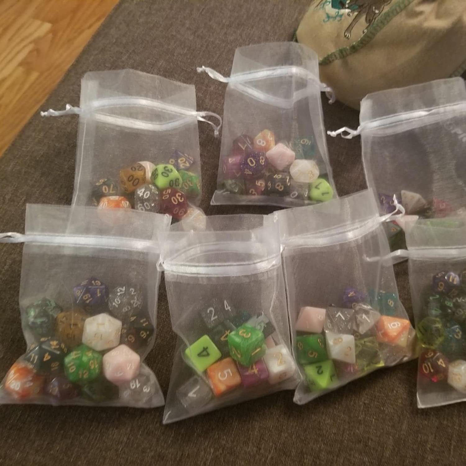 Custom Logo 3x4 Inch White Organza Bags 50Pcs Small Sheer Drawstring Private Label Mesh Pouches for Wedding Party Favor Jewelry Gift Christmas Candy Supplier