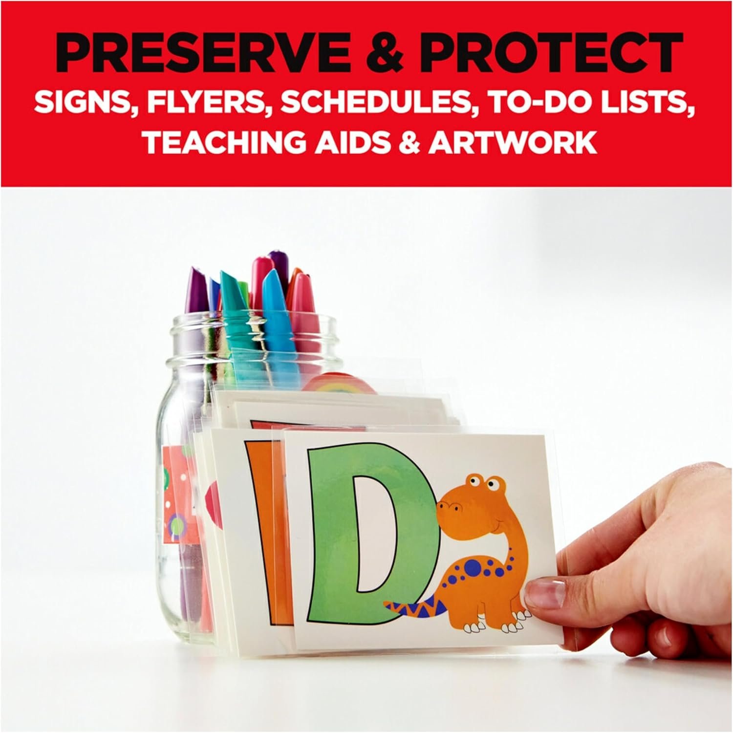 Private Label Thermal Laminating Pouches 200 Count Clear 3 mil Custom Logo Fits Letter Sized Paper 8.9 in × 11.4 in Manufacturer