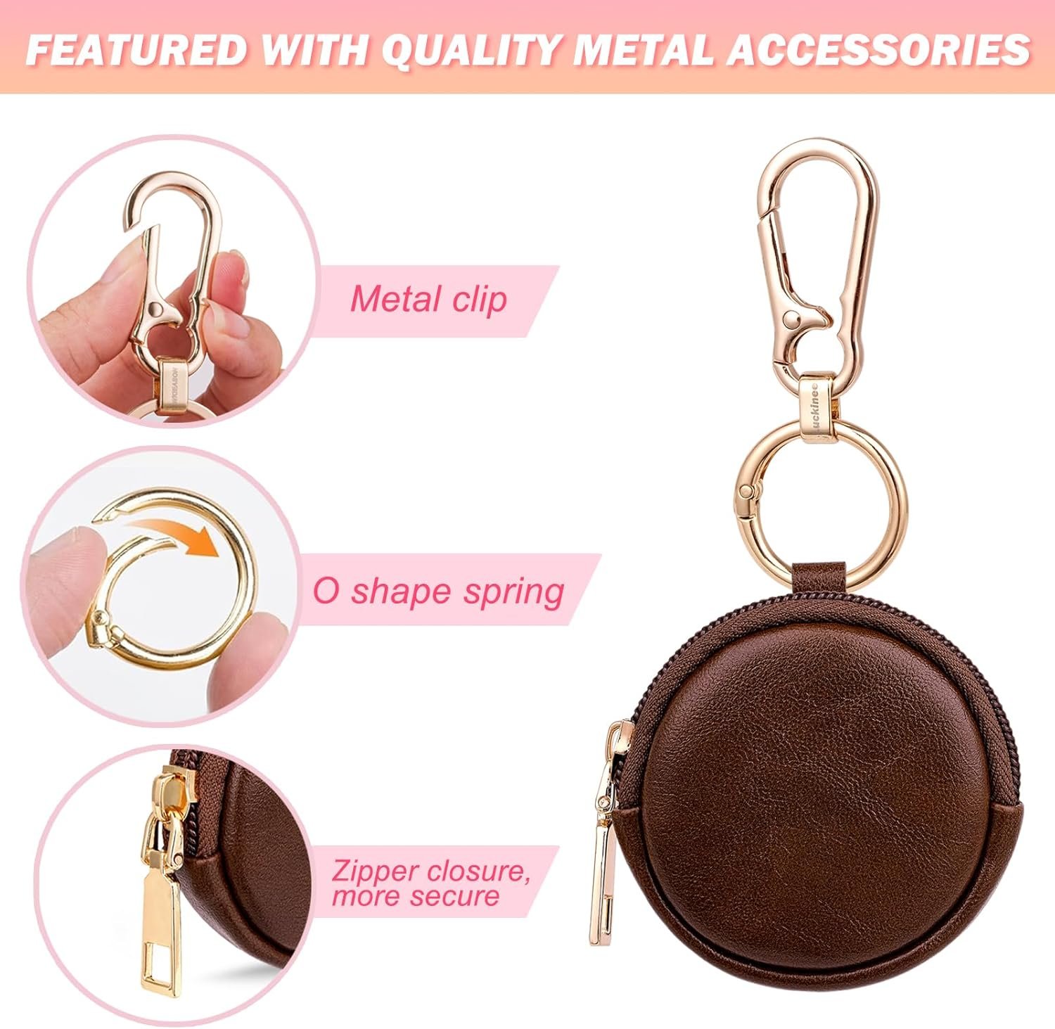 Private Label Small Travel Ring Holder Keychain, Custom Logo Mini Portable Gym Ring Box Case for Women Men, Earring Necklace Holder Manufacturer