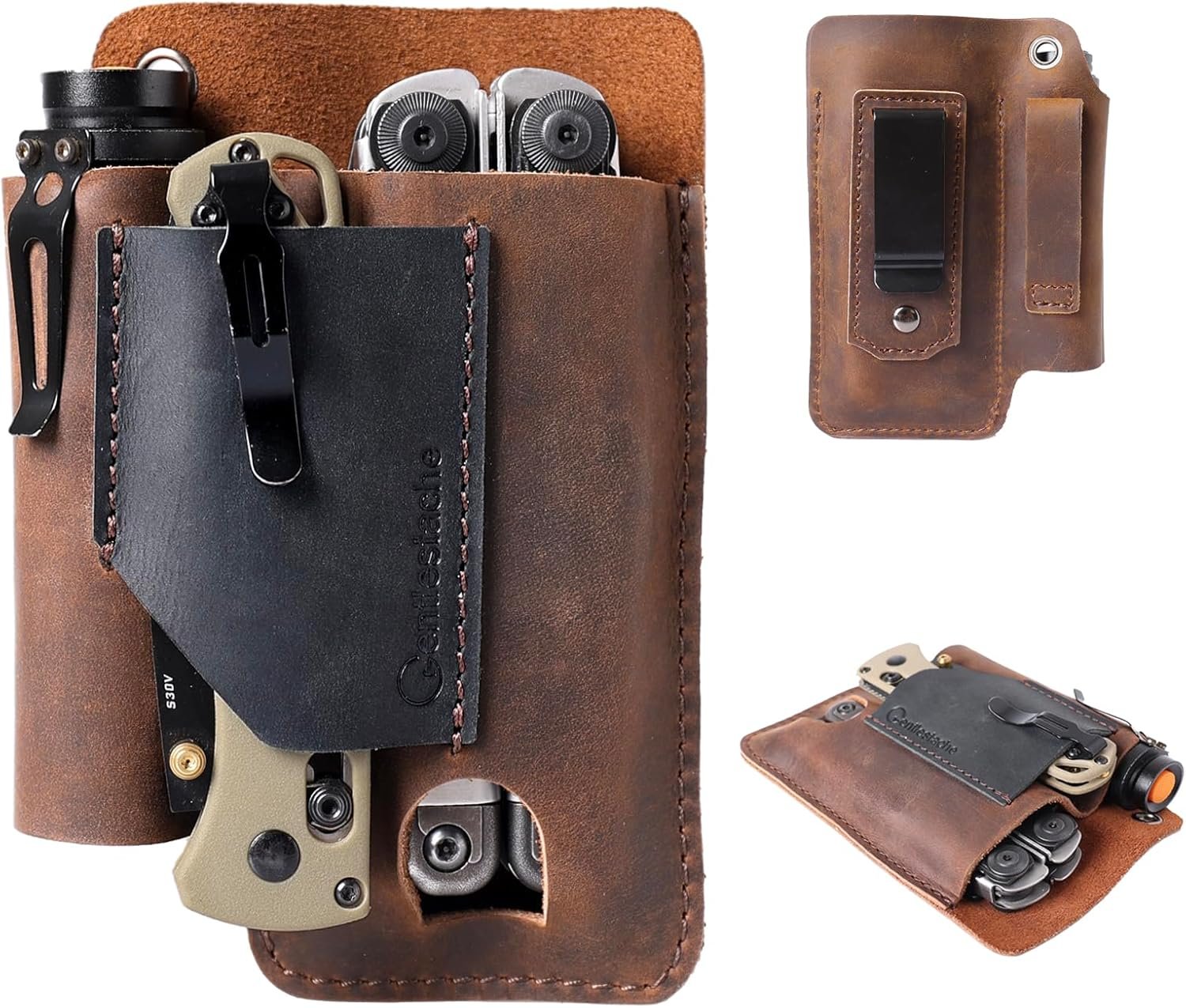 Private Label Leather Multitool Sheath Belt Clip - EDC Organizer Holster Manufacturer - Custom Logo Multi Tool Holder Private Label Leather Multitool Sheath Belt Clip - EDC Organizer Holster Manufacturer - Custom Logo Multi Tool Holder